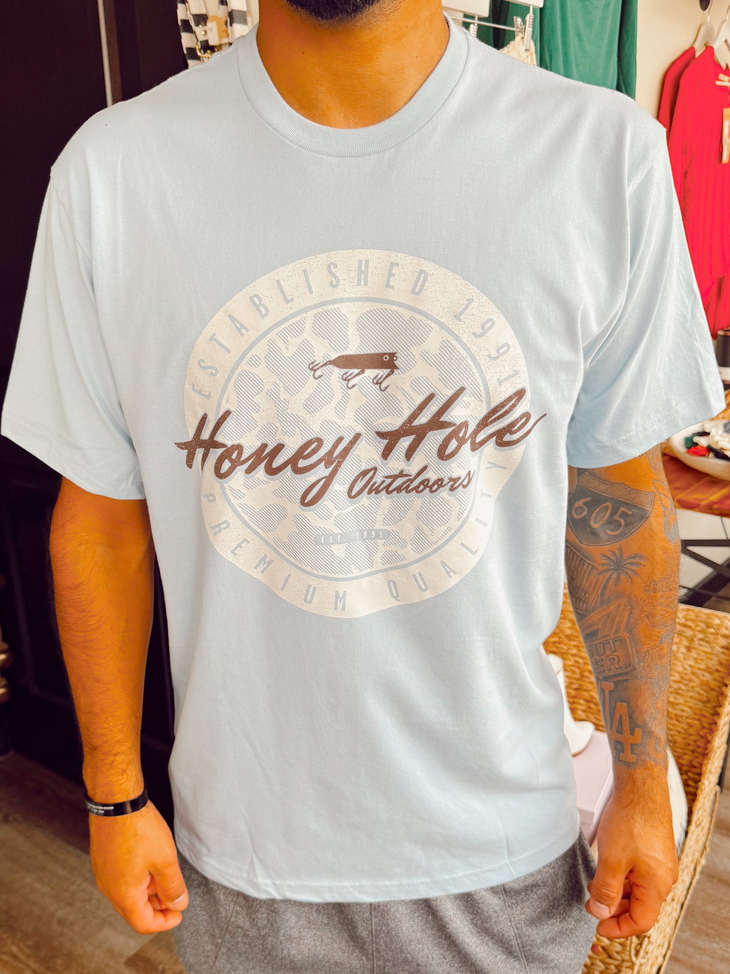 Honey Hole Stonewash Tee