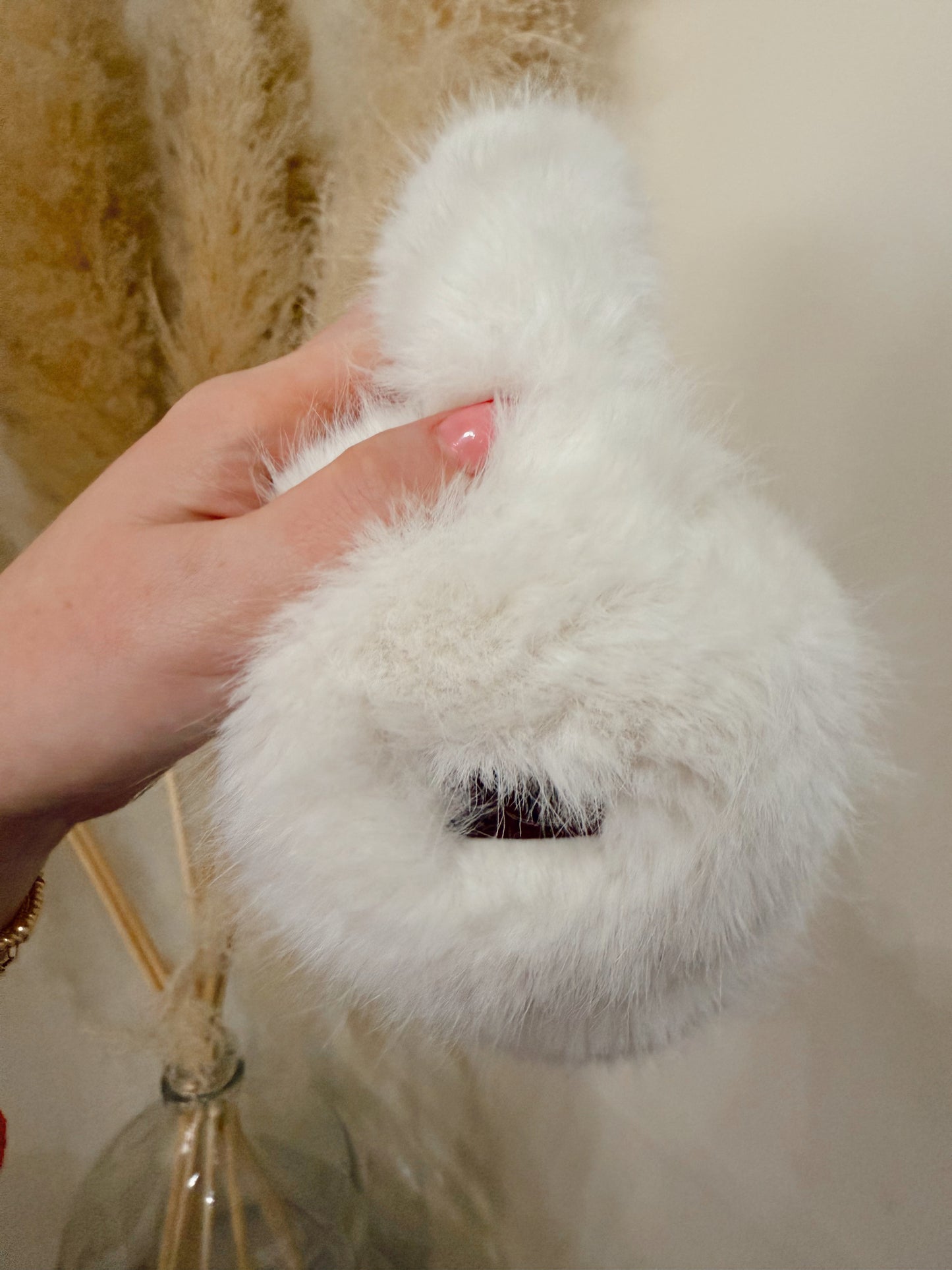 Winter White Ear Warmer