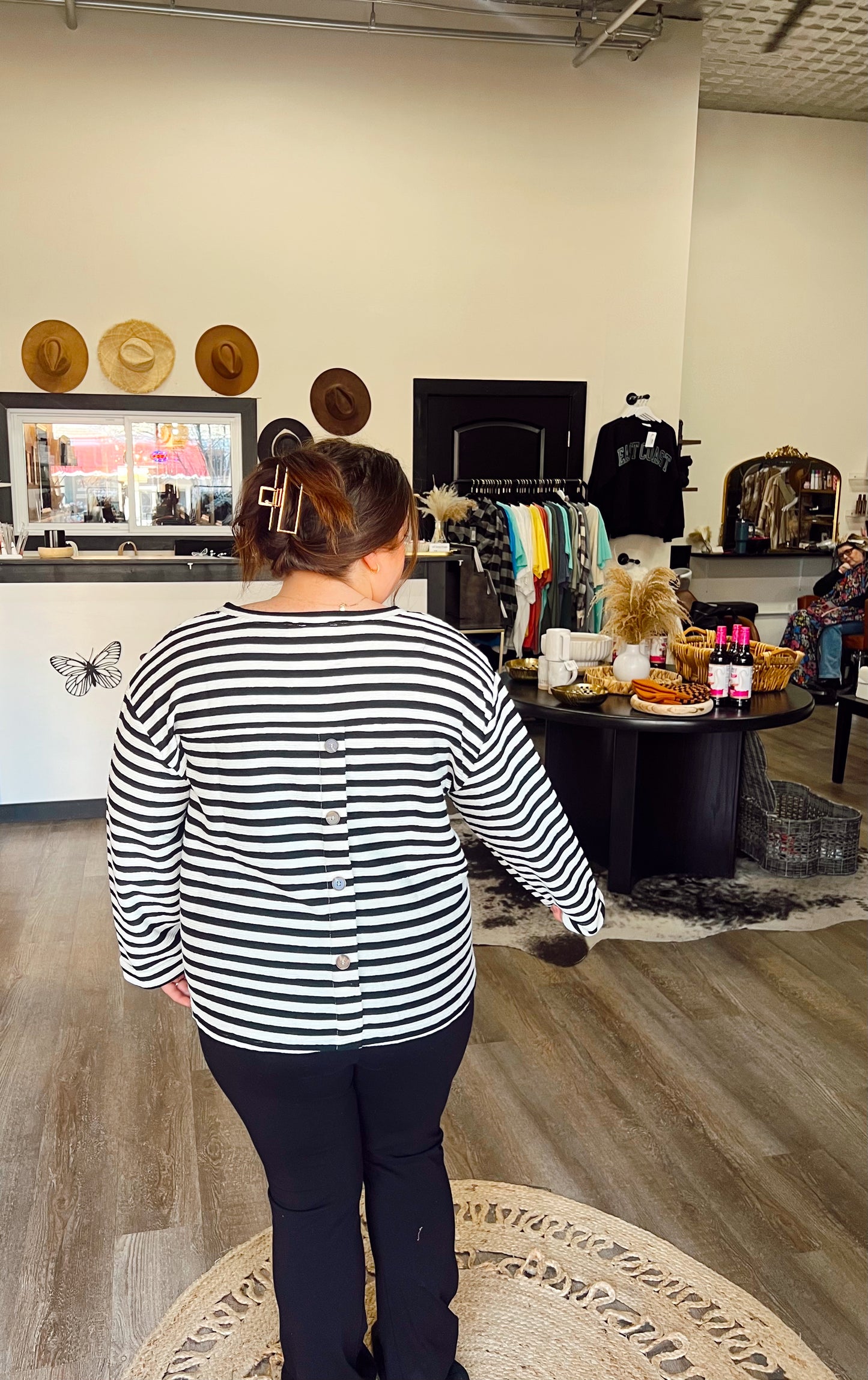 Curvy Sasha Striped Top
