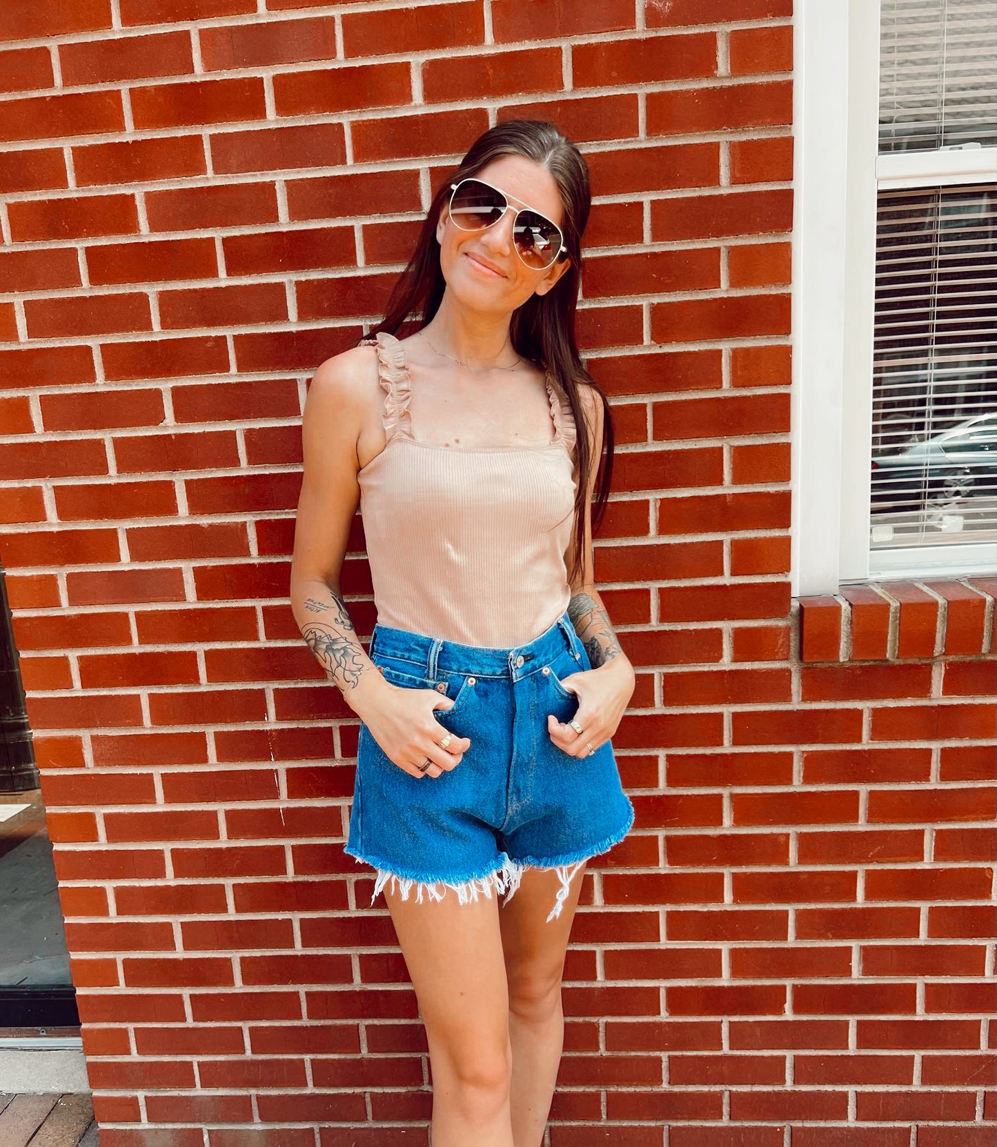 Rustic Ruffled Bodysuit