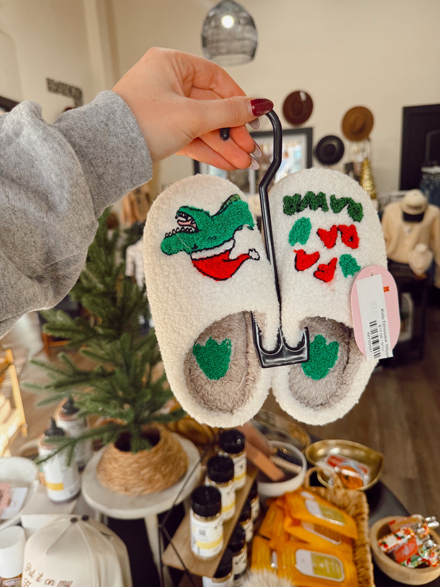 Kids Dinosaur Slippers