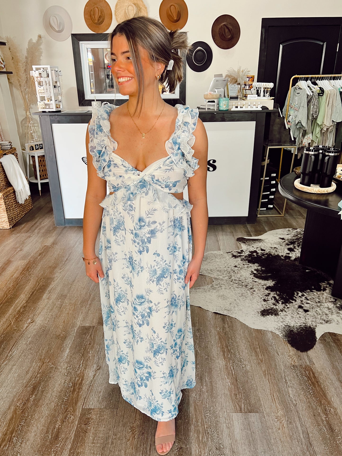 Faith Floral Maxi