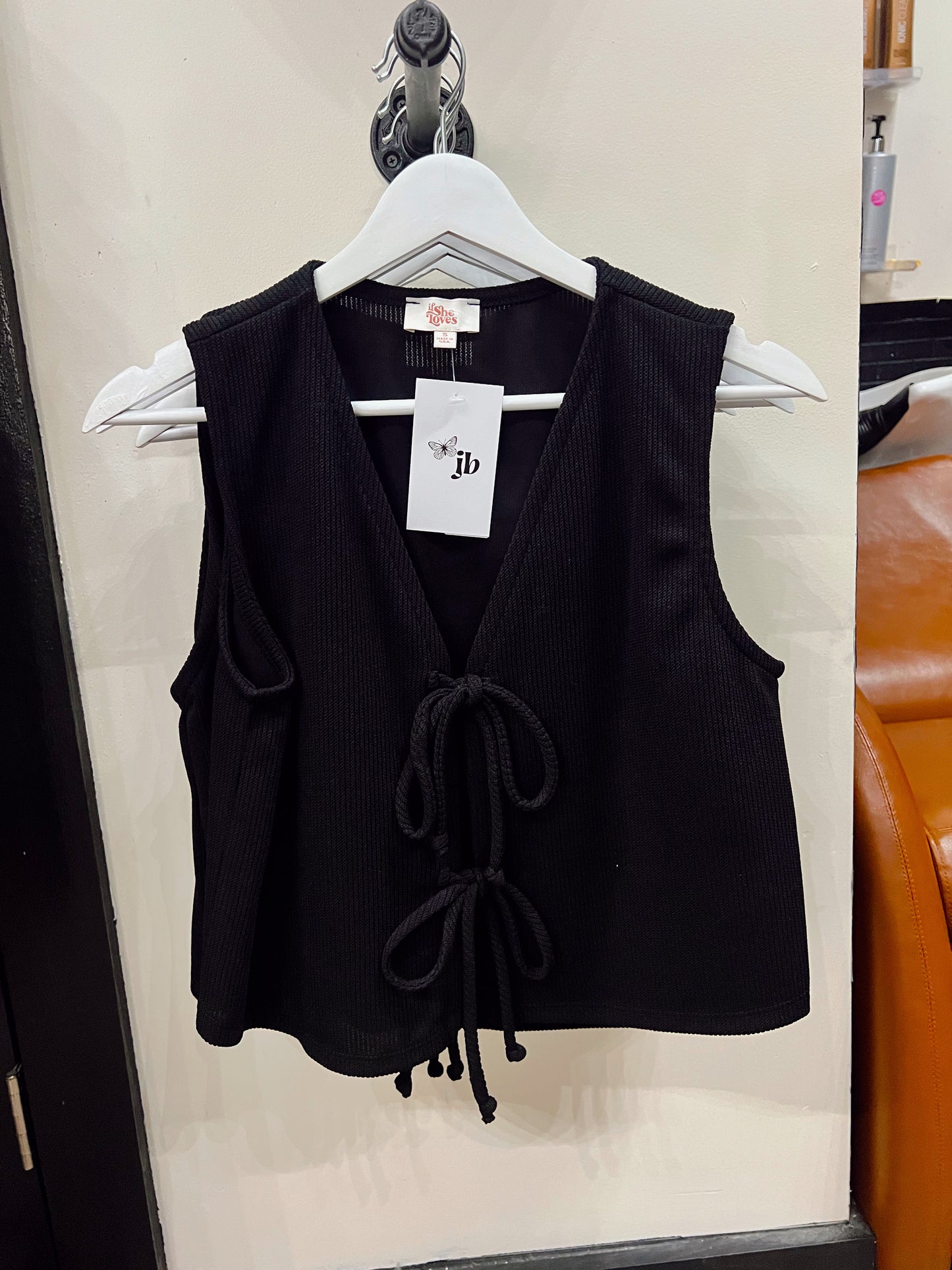 Black Tie Vest