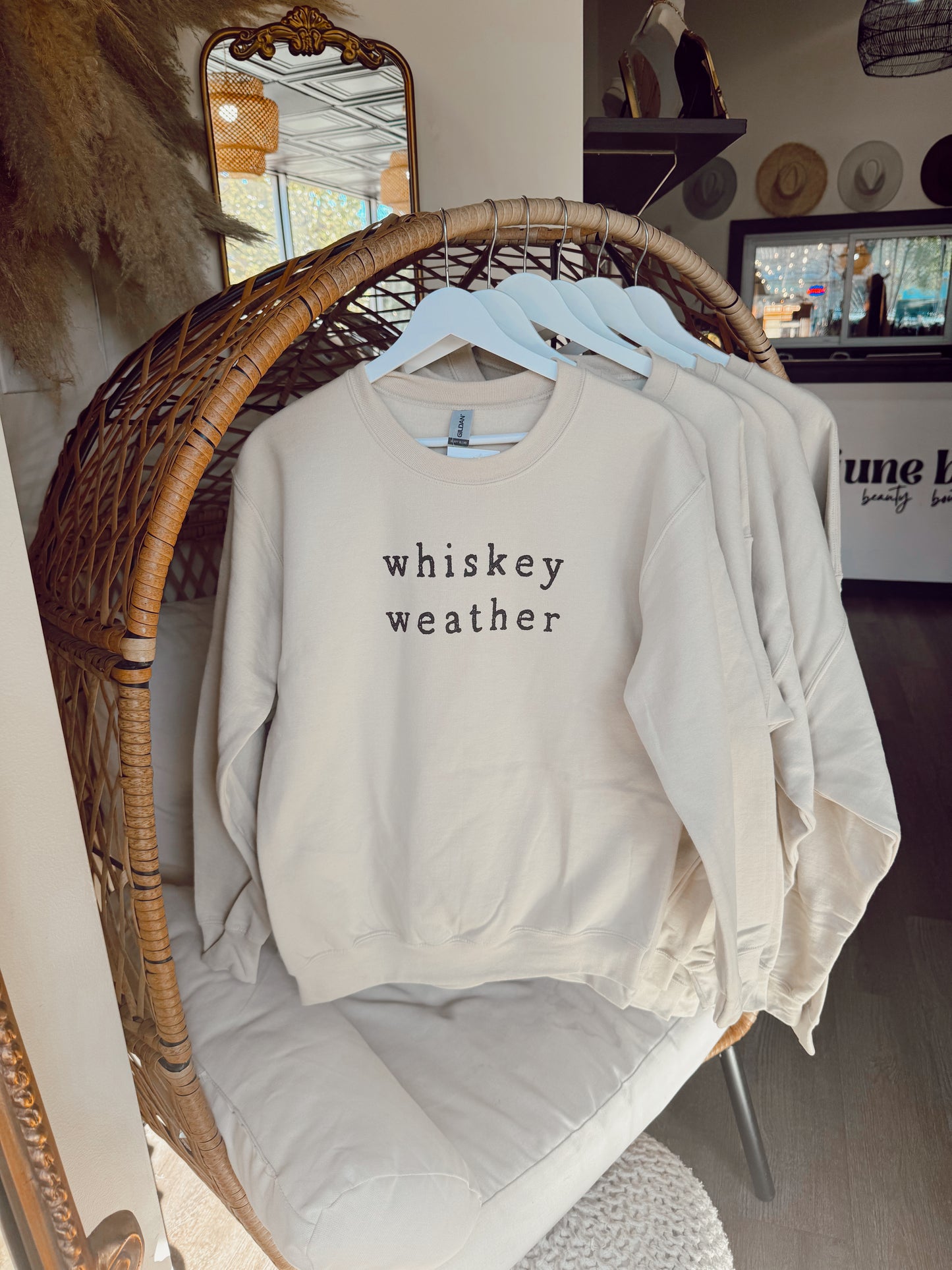 Sand Whiskey Weather Sweatshirt