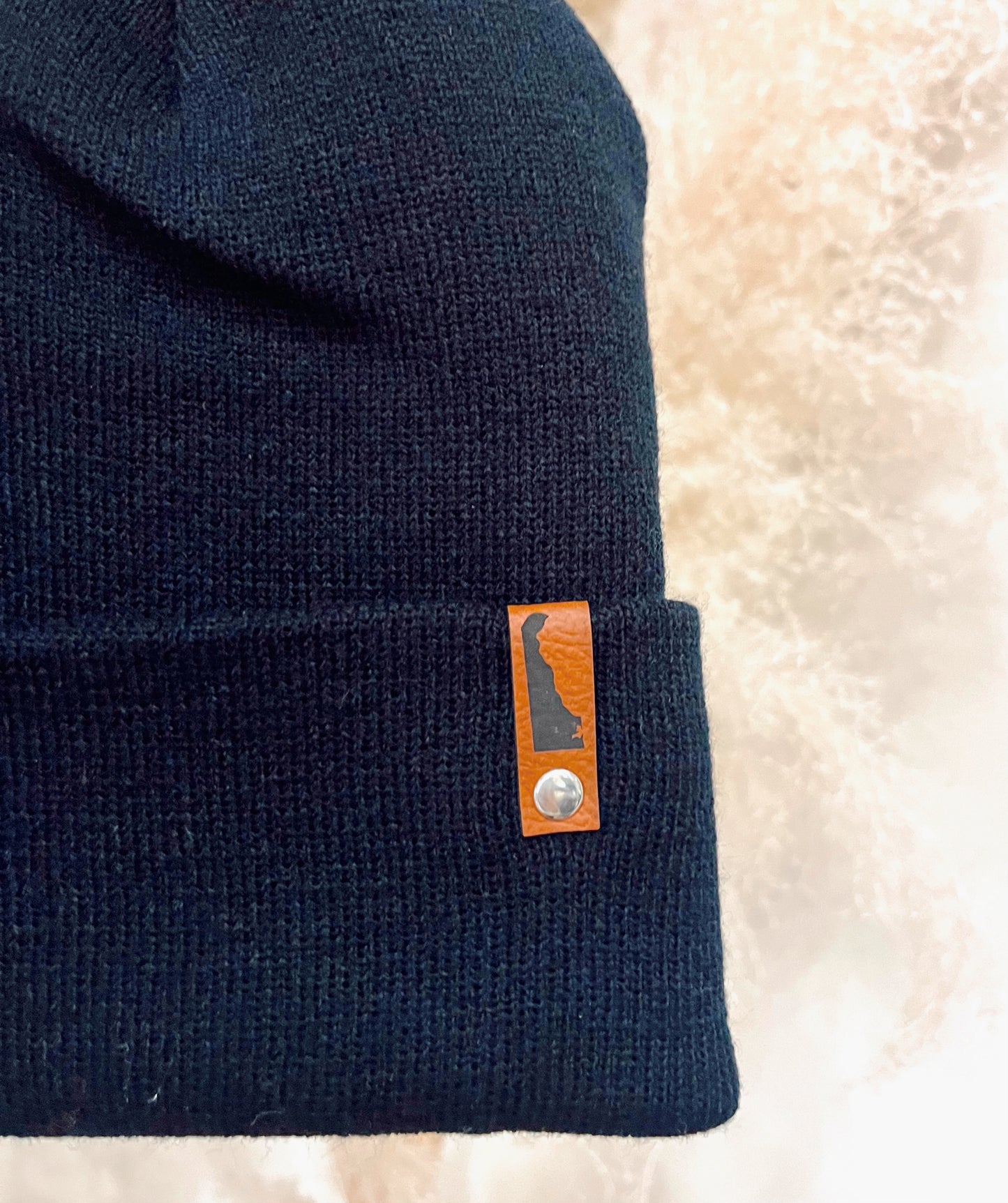 Black Delaware Beanie