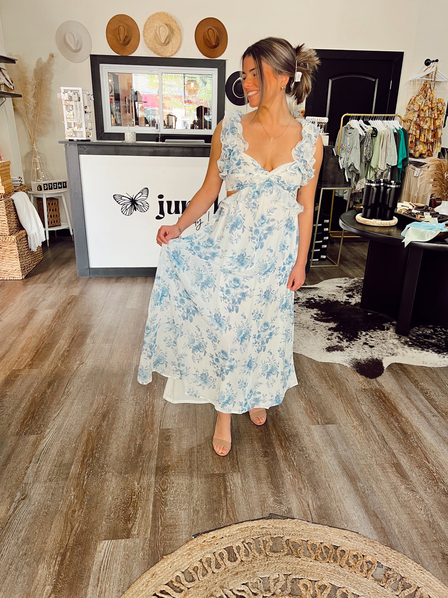 Faith Floral Maxi