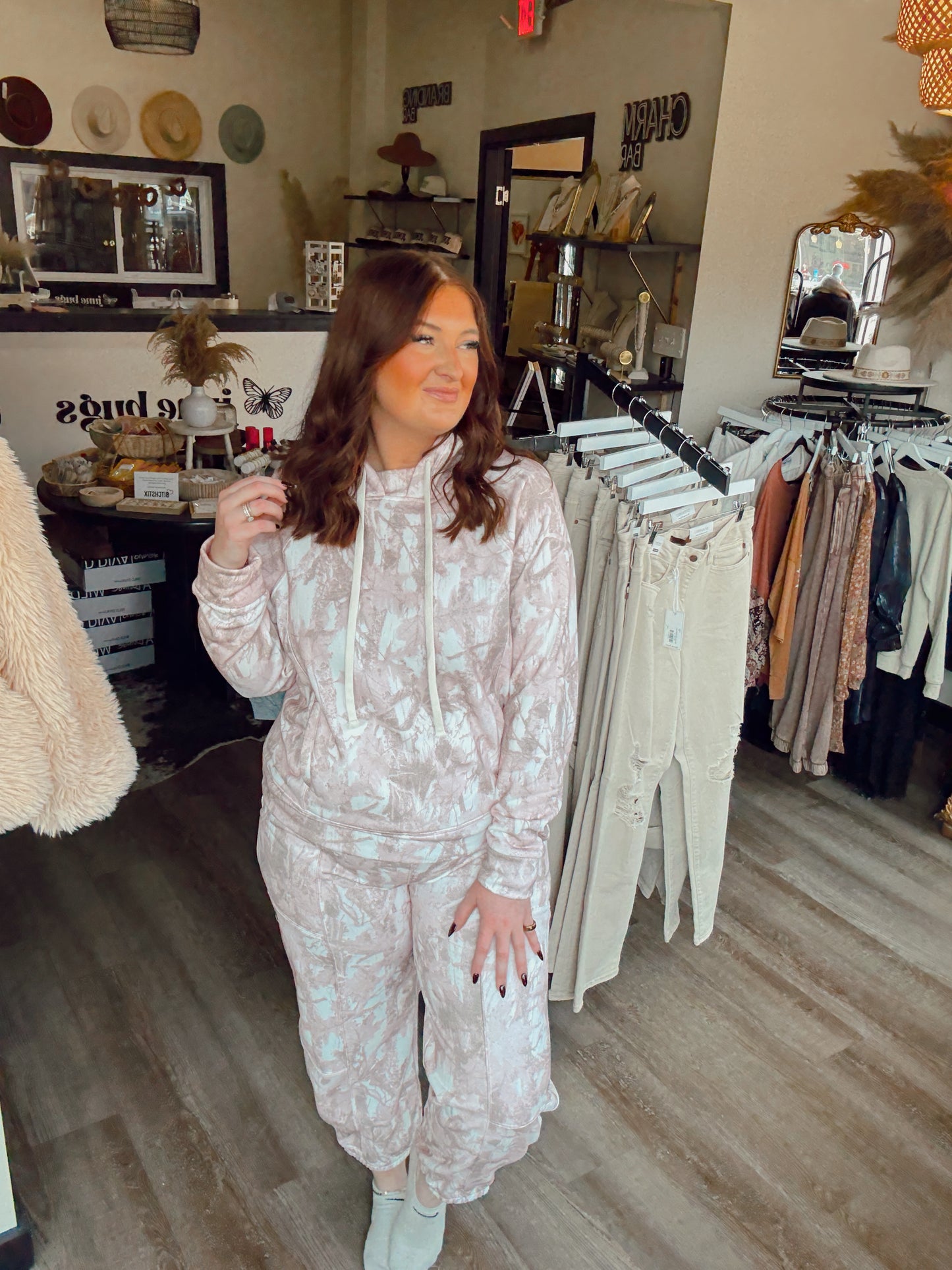 Pink Camo Sweatshirt