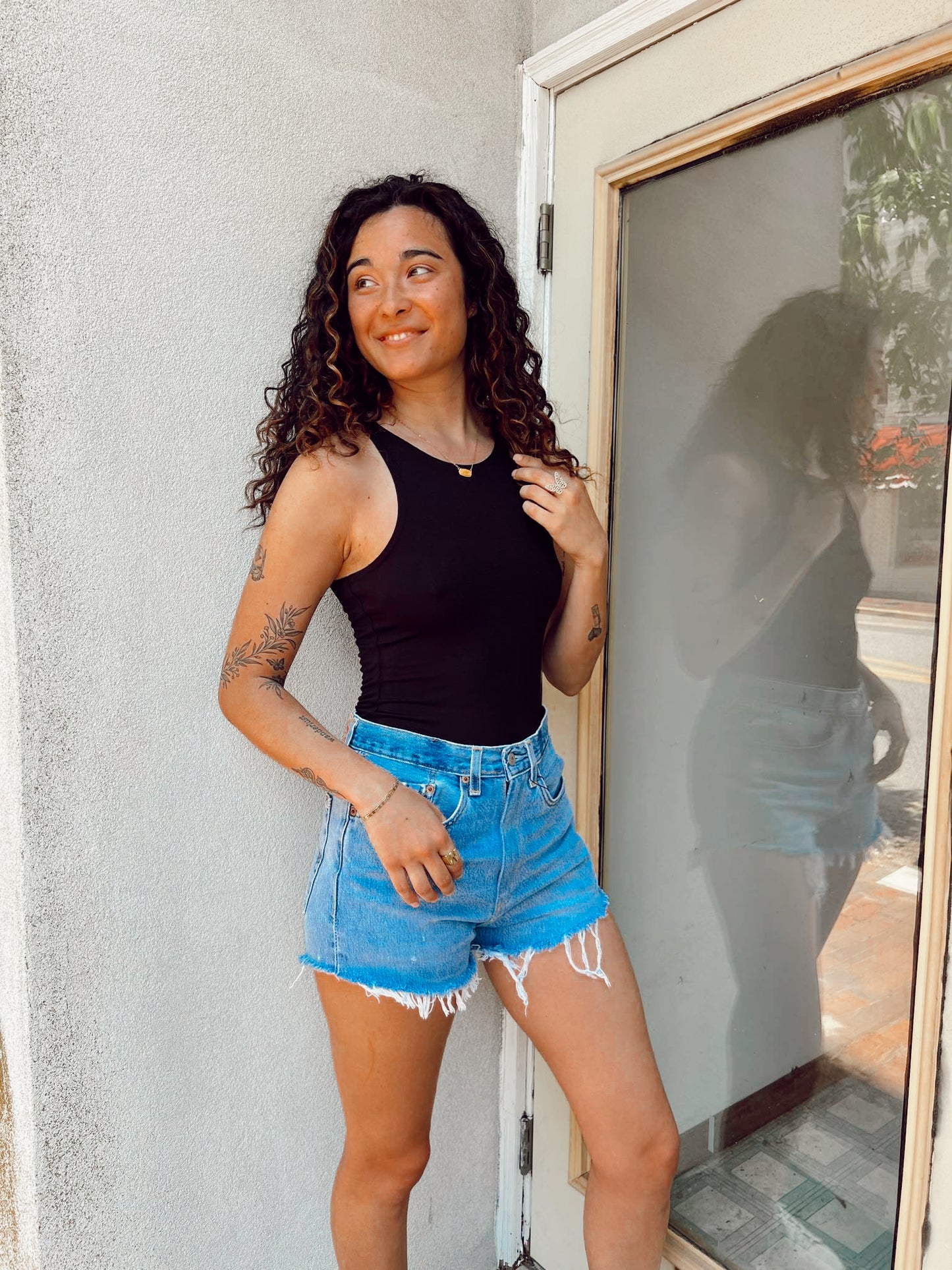 Black Basic Babe Bodysuit