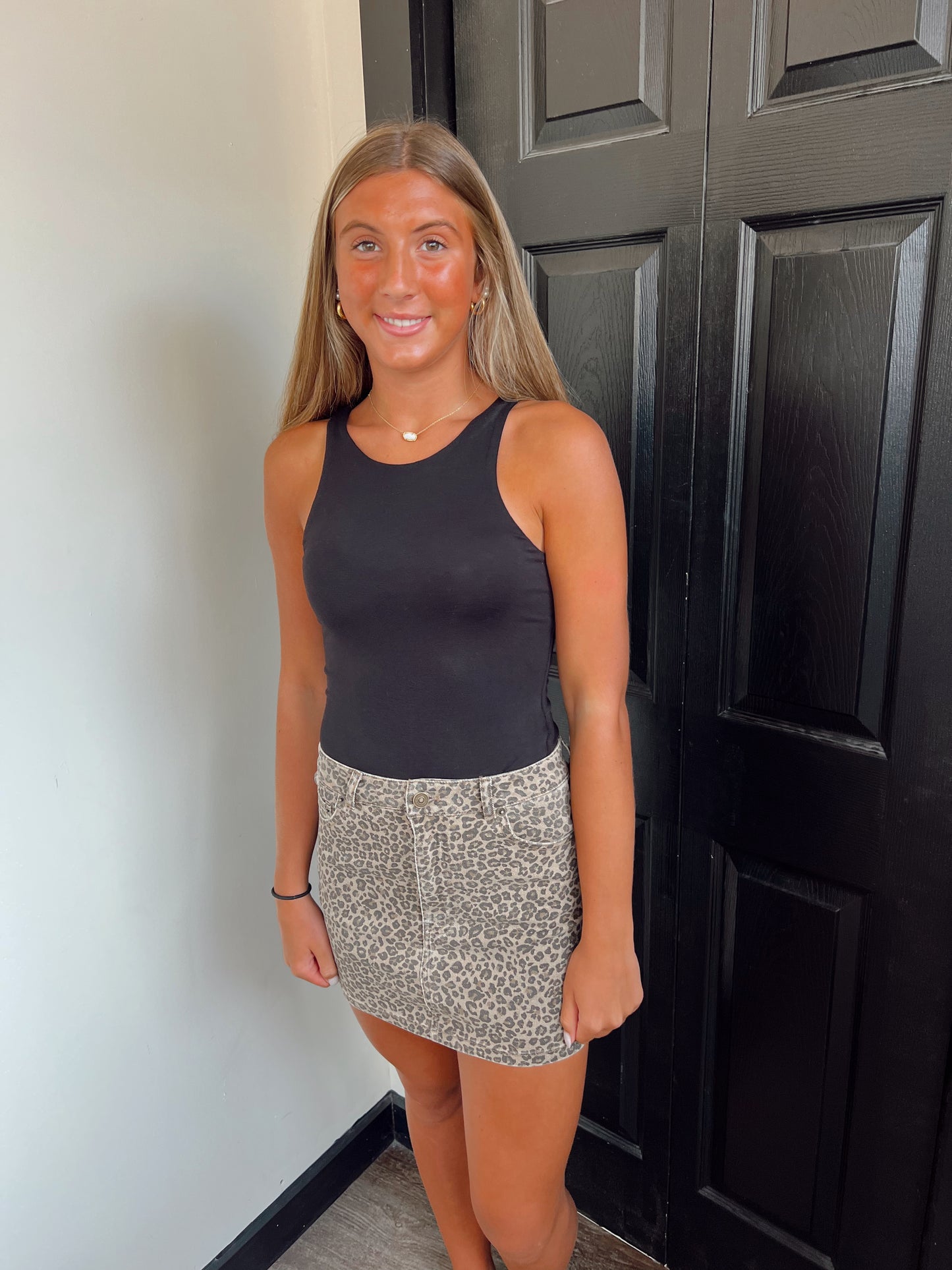 Leopard Lady Mini Skirt
