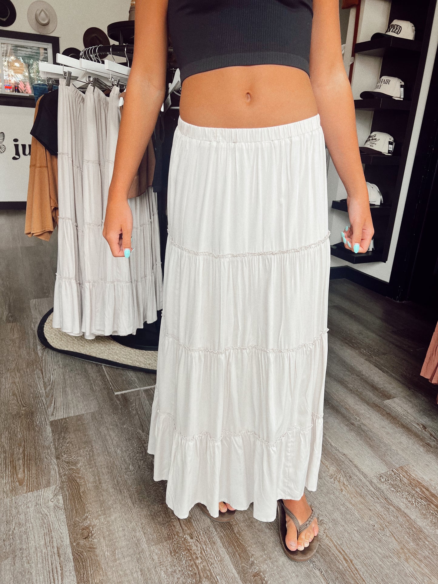 Stone Maxi Skirt
