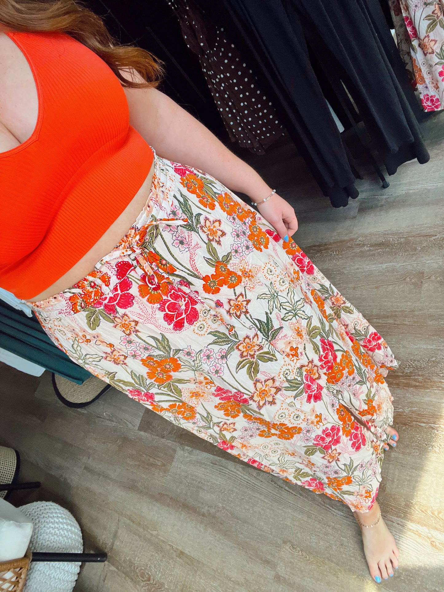 Farrah Floral Skirt