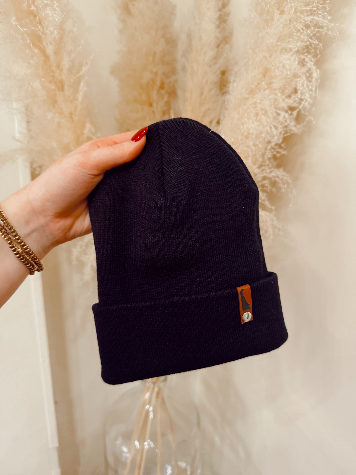 Black Delaware Beanie