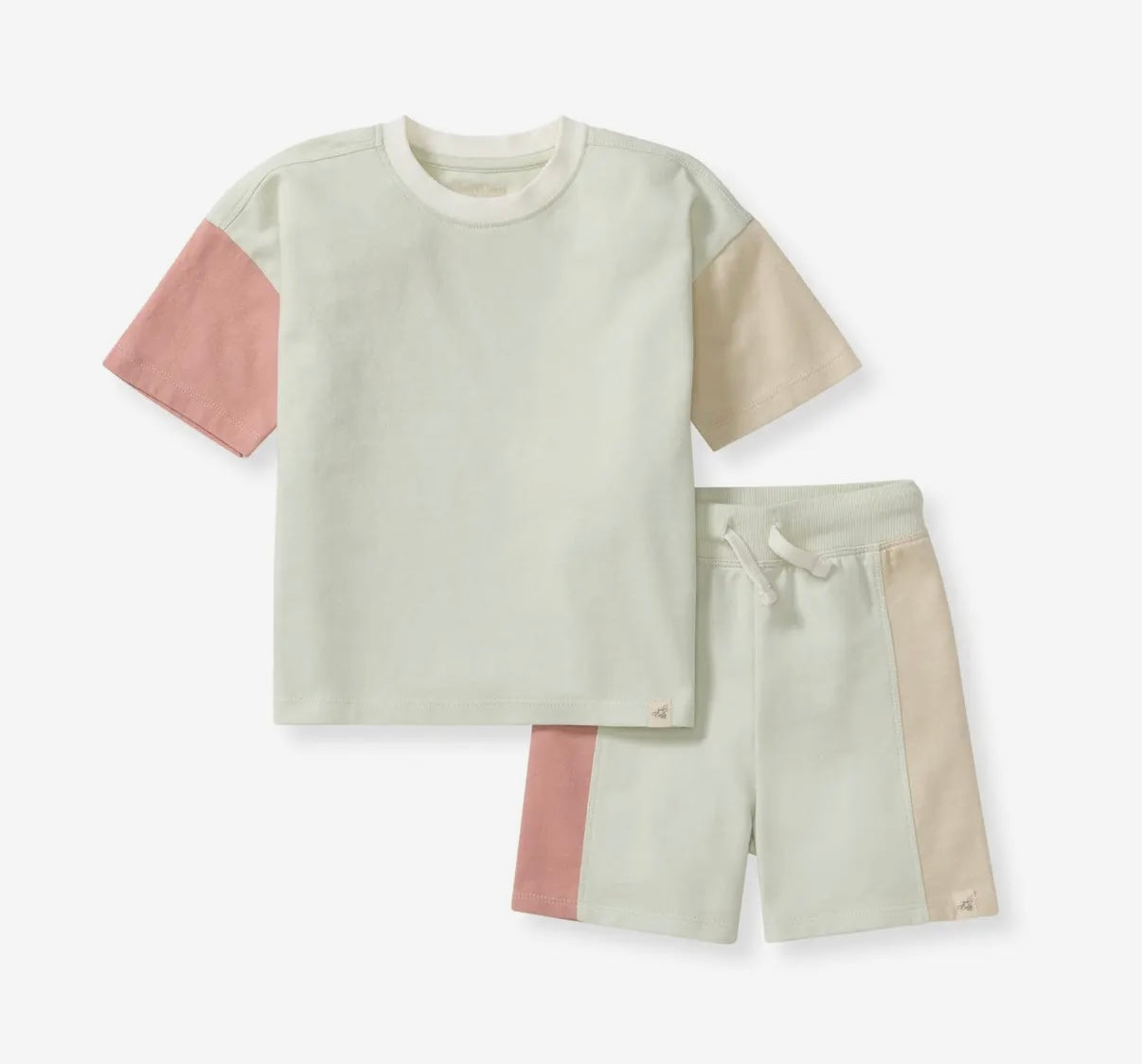 Color Block Tee Set