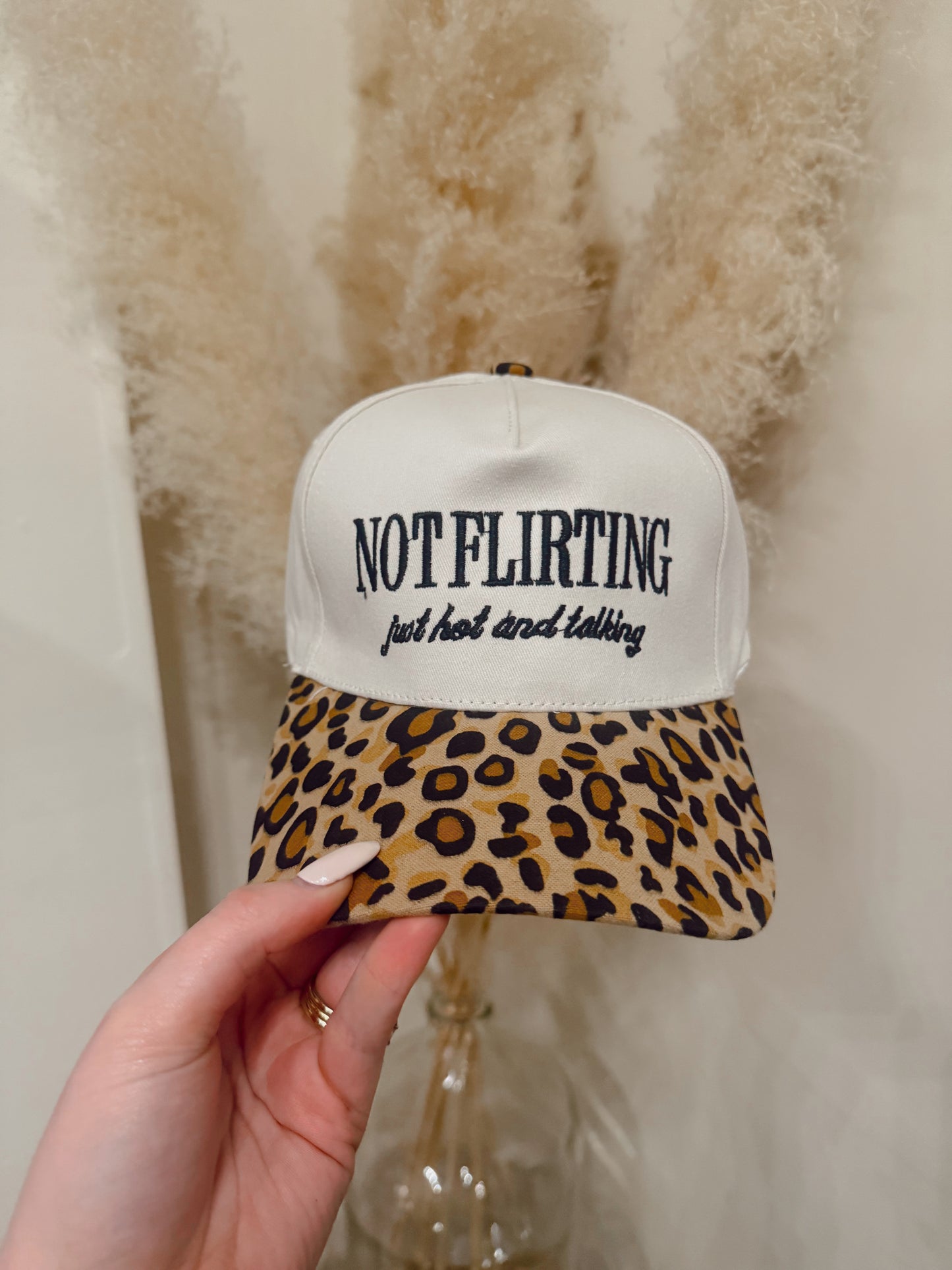 Leopard Not Flirting Just Hot and Talking