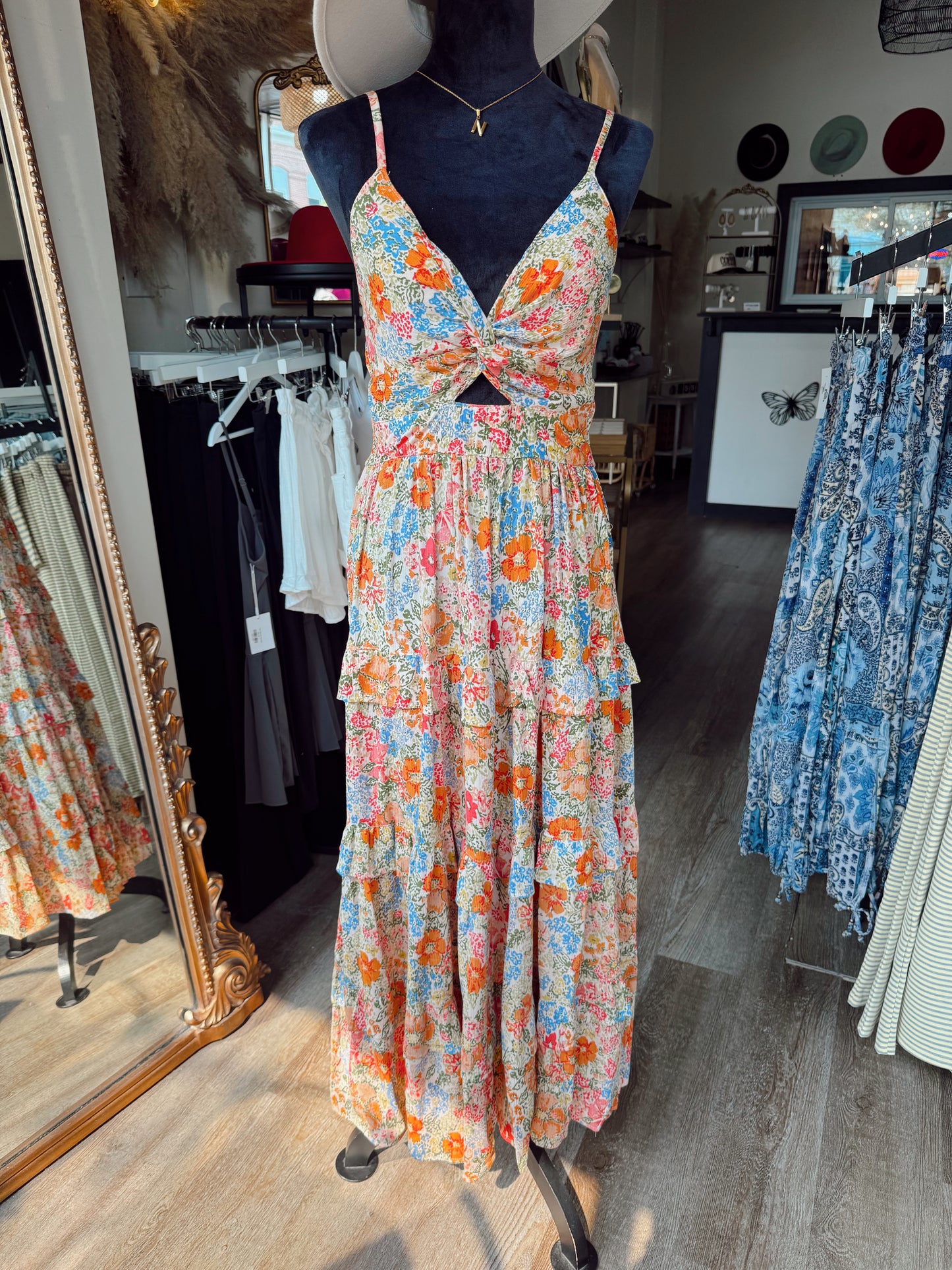 Flower Garden Maxi Dress
