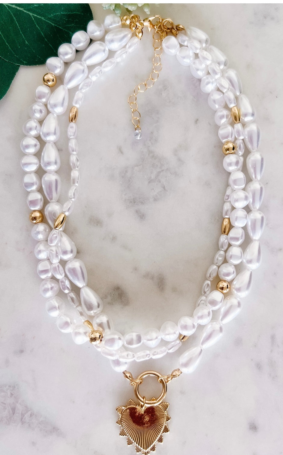 Heartburst Layered Necklace