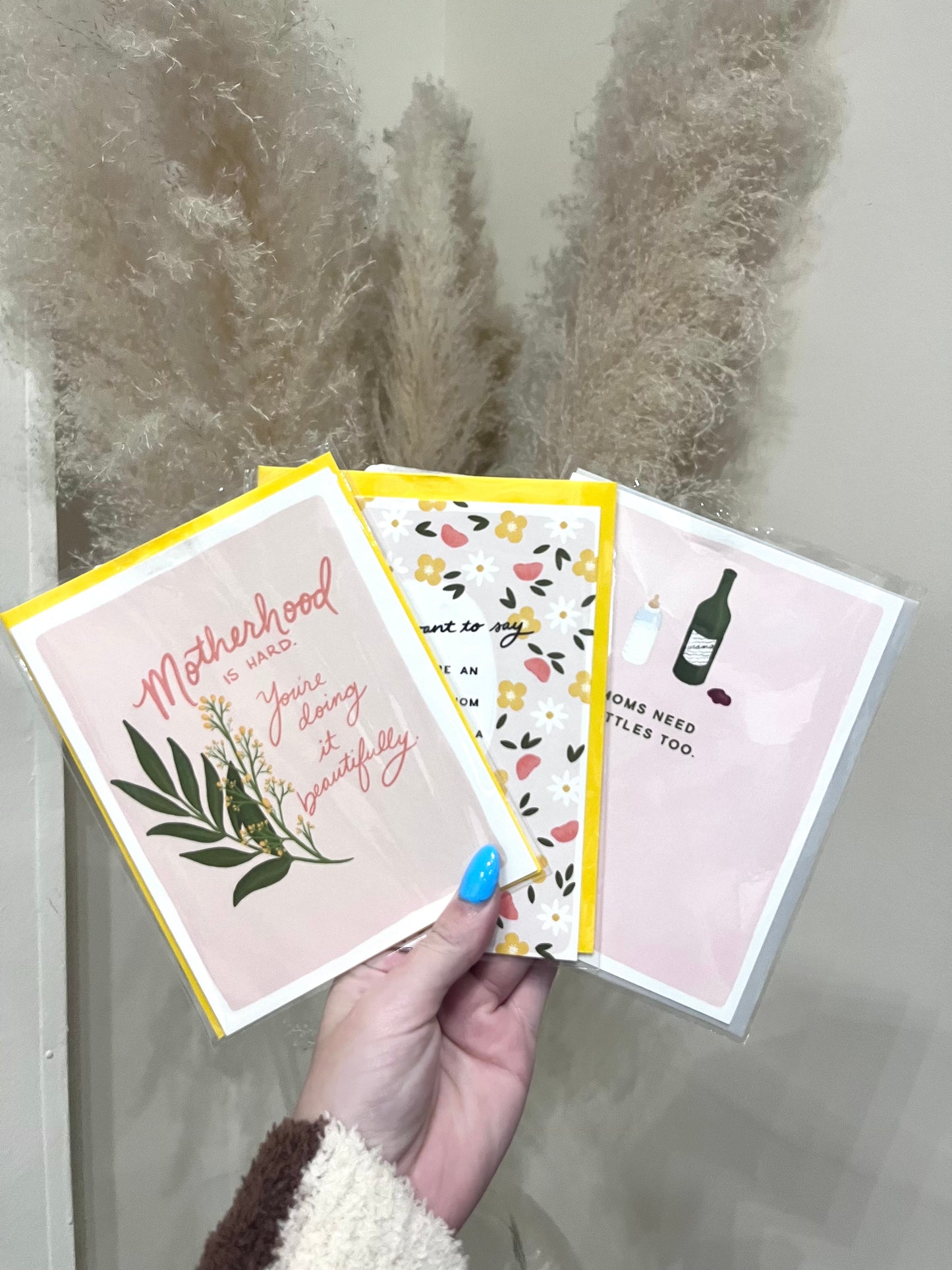 Moms Need Bottles Too Card