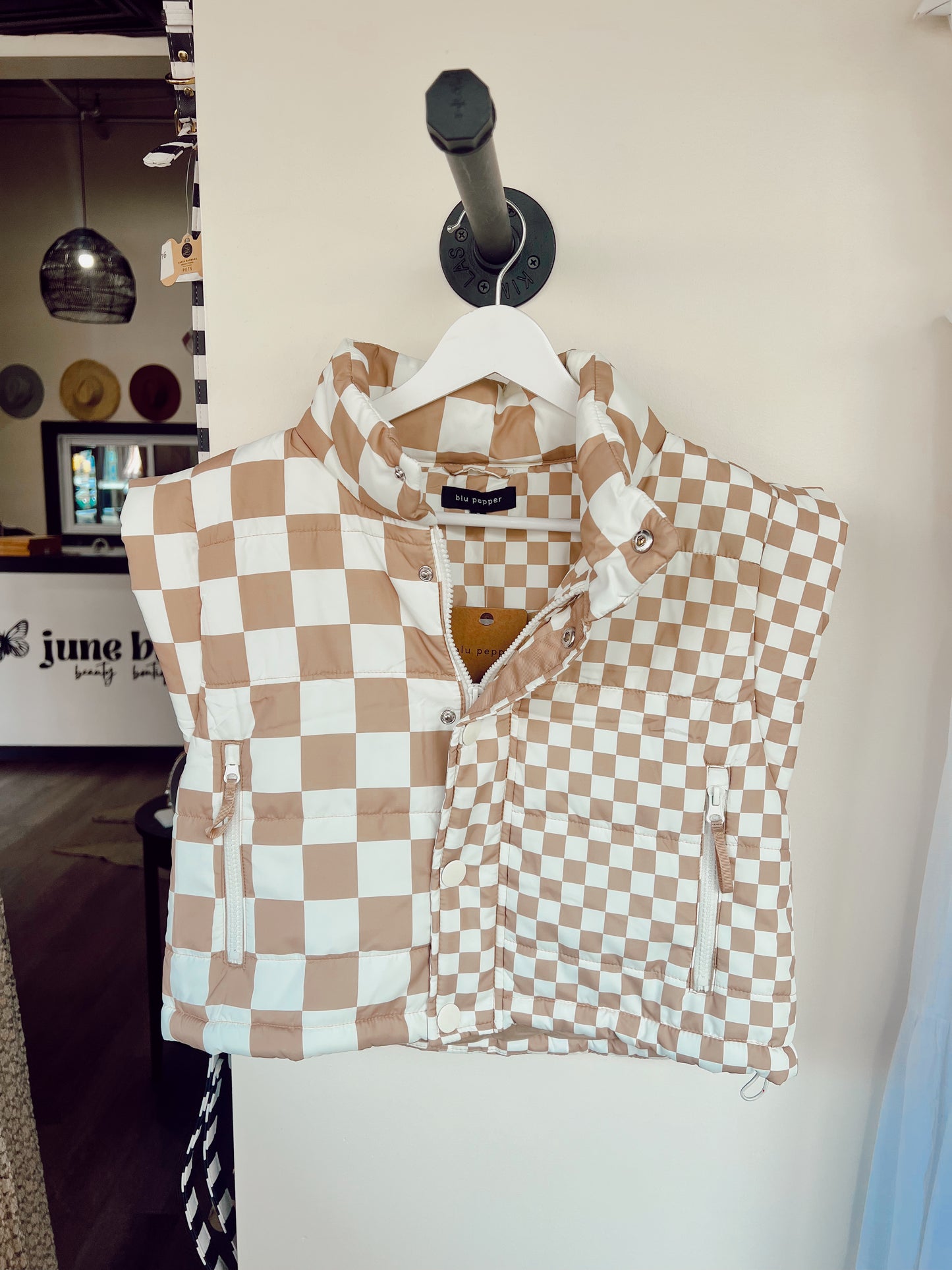 Cookie Checkered Vest