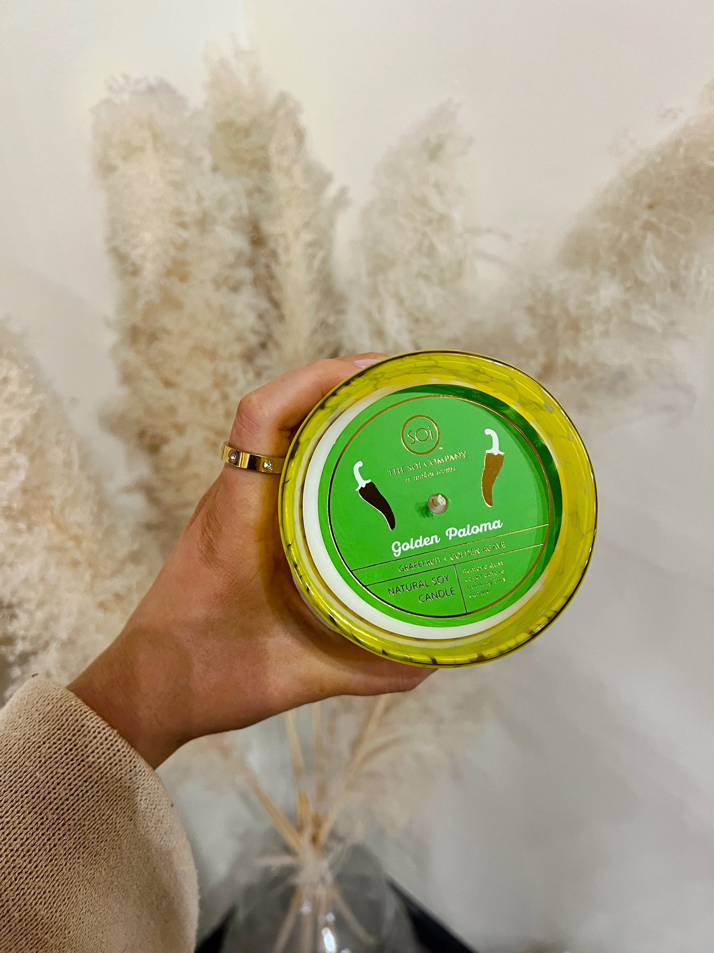 Golden Paloma Candle