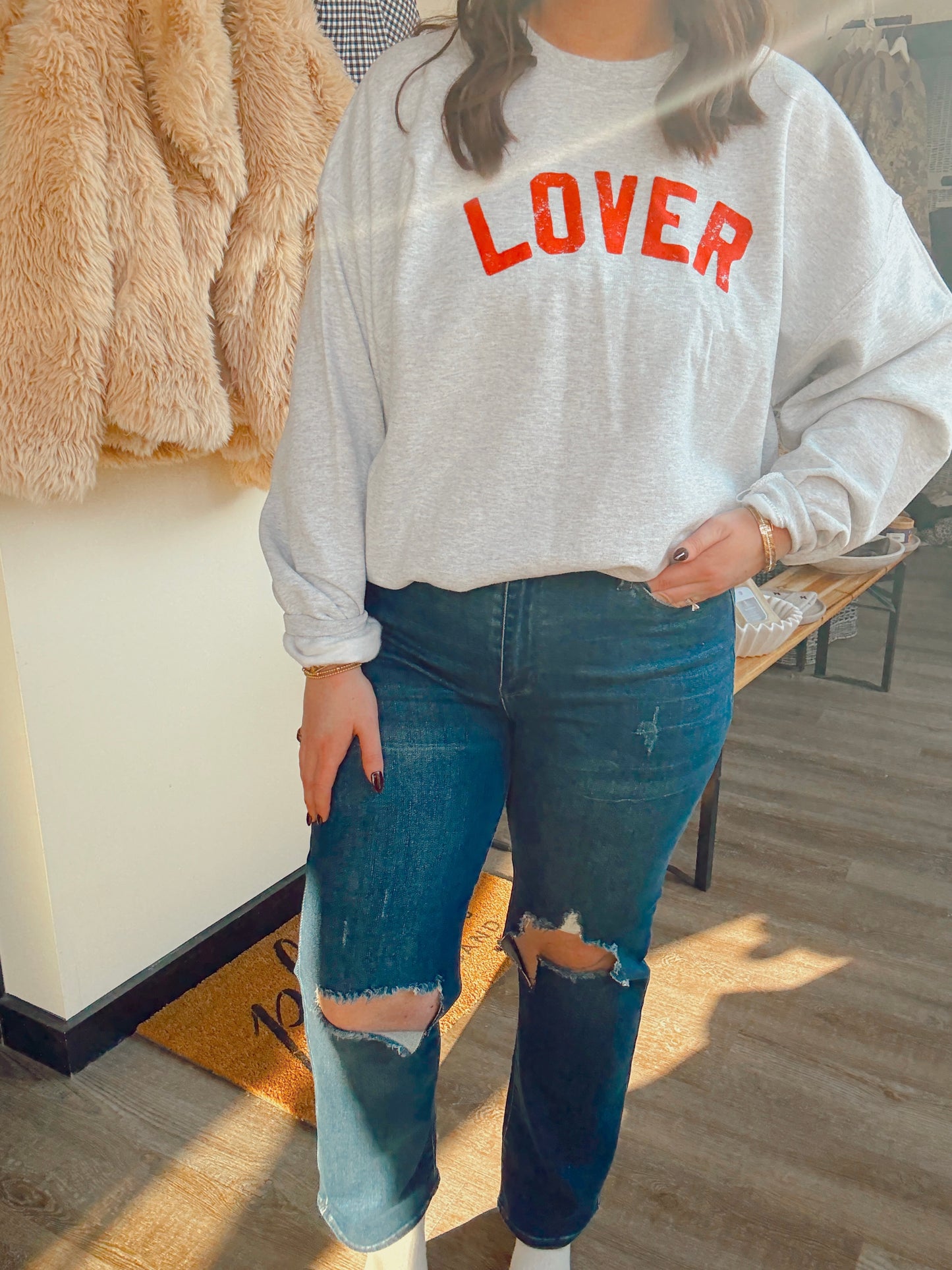 Judy Blue HW Ripped Knee Dad Jean