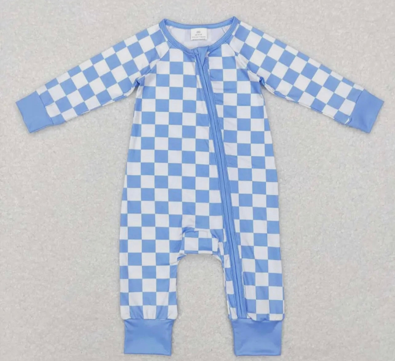 Sky Blue Checkered Sleeper