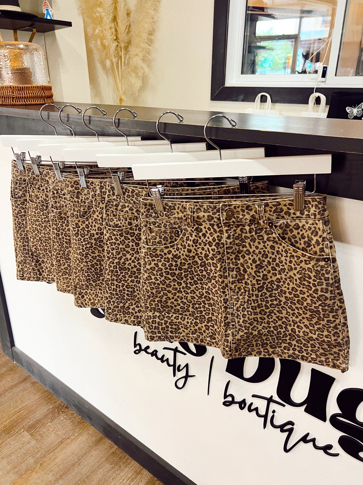Leopard Lady Mini Skirt