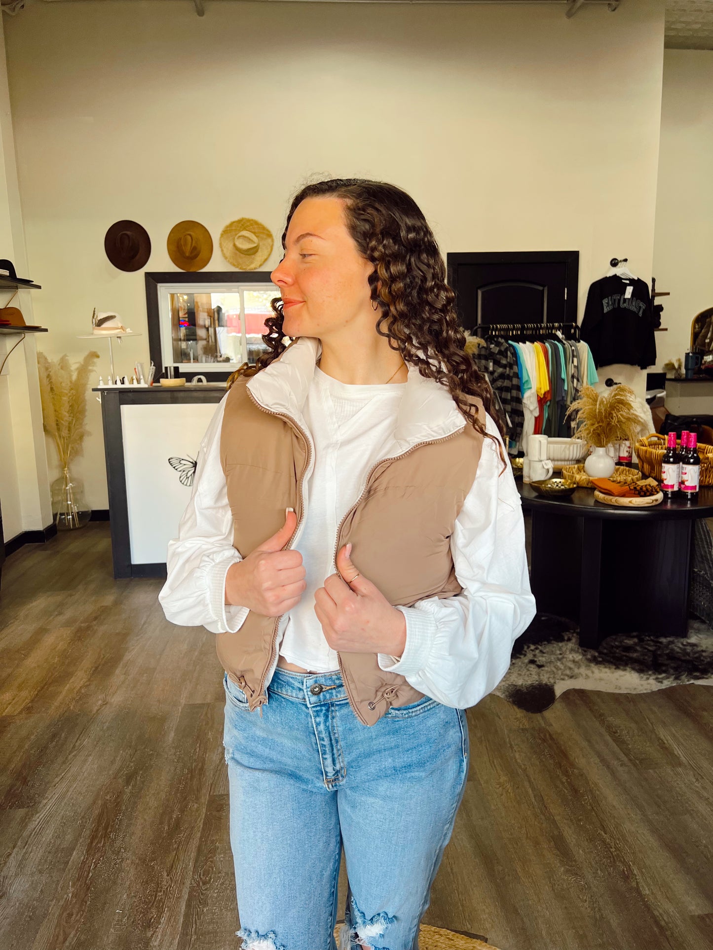 Cocoa Reversible Vest