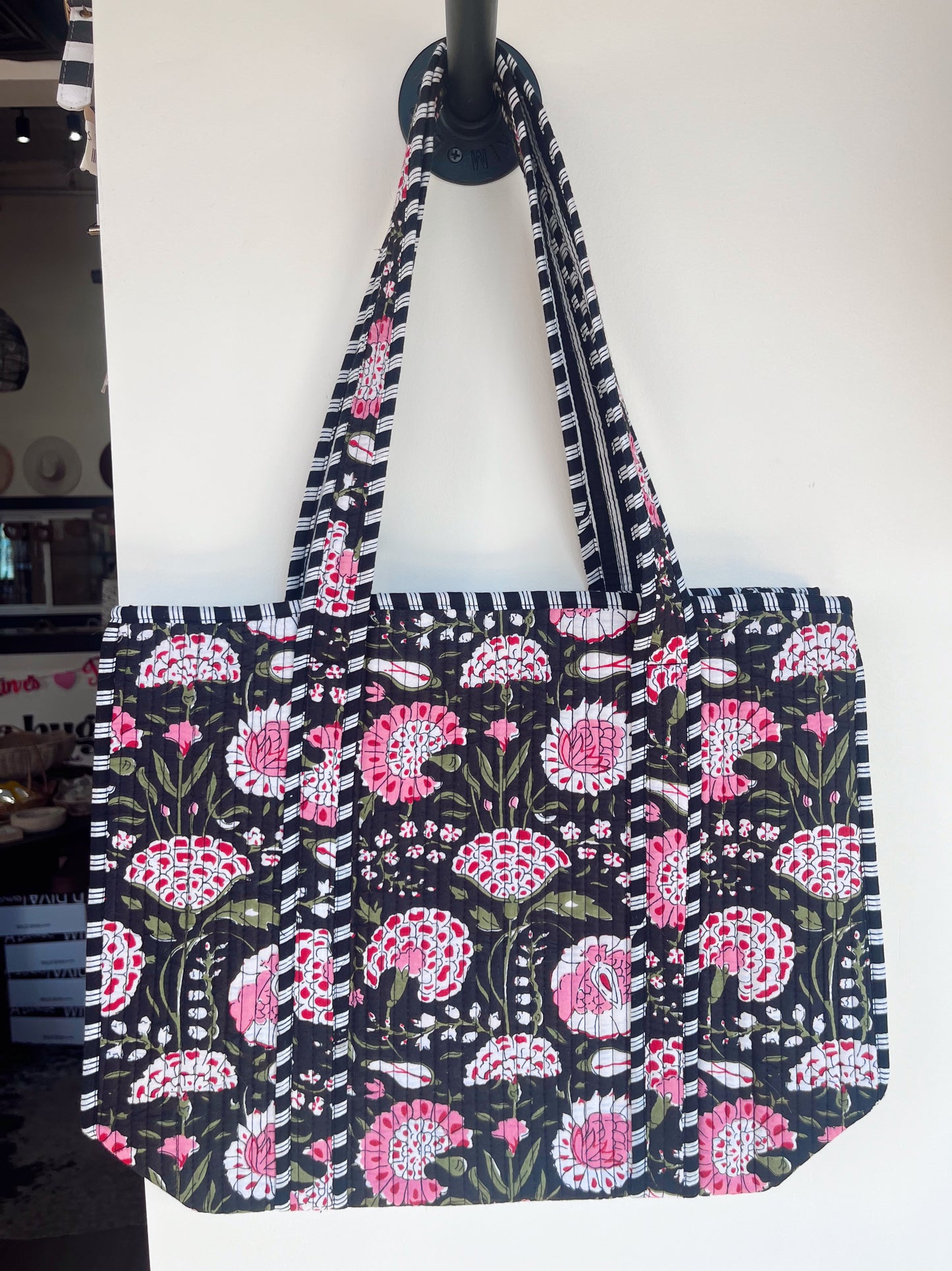 Midnight Bloom Tote