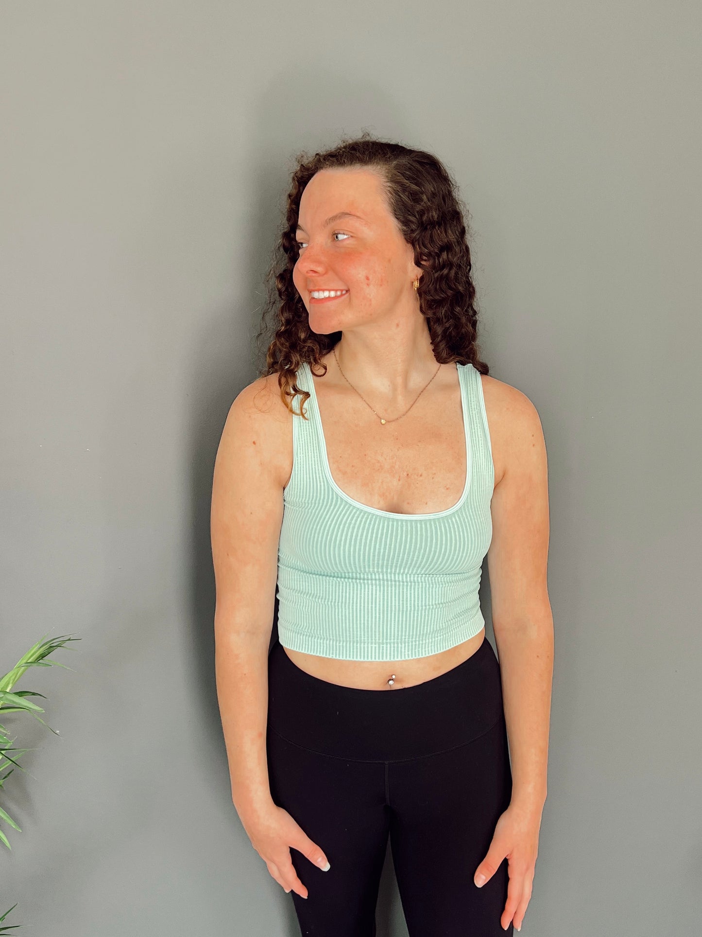 Vintage Sea Foam Tank