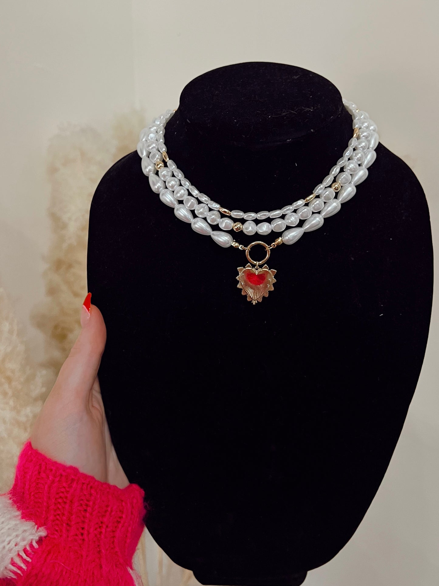Heartburst Layered Necklace