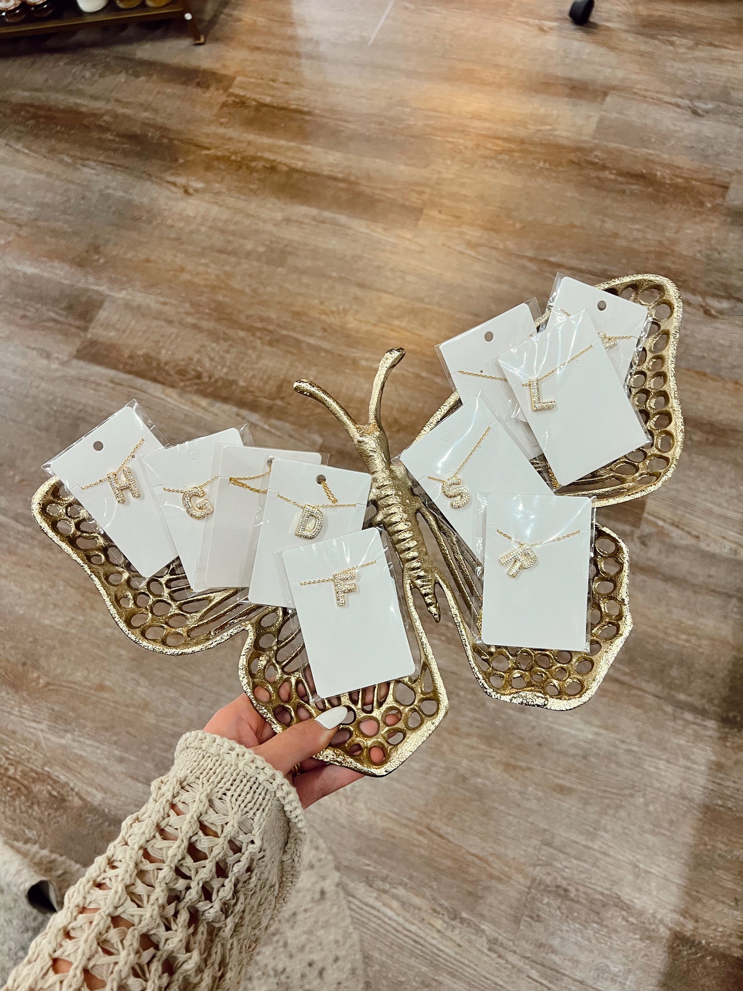 Initial Bubble Necklace