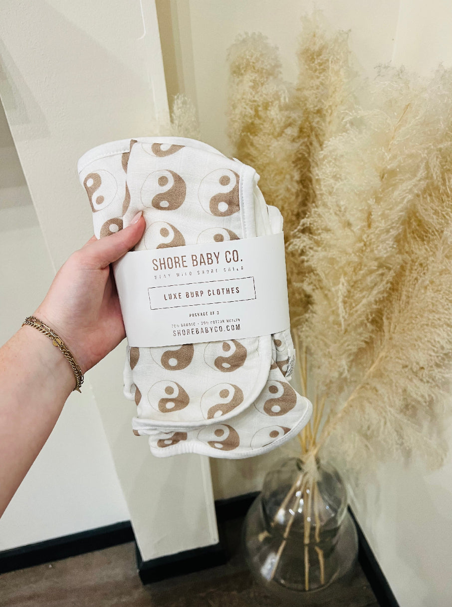 Luxe Burp Clothes Set of 3