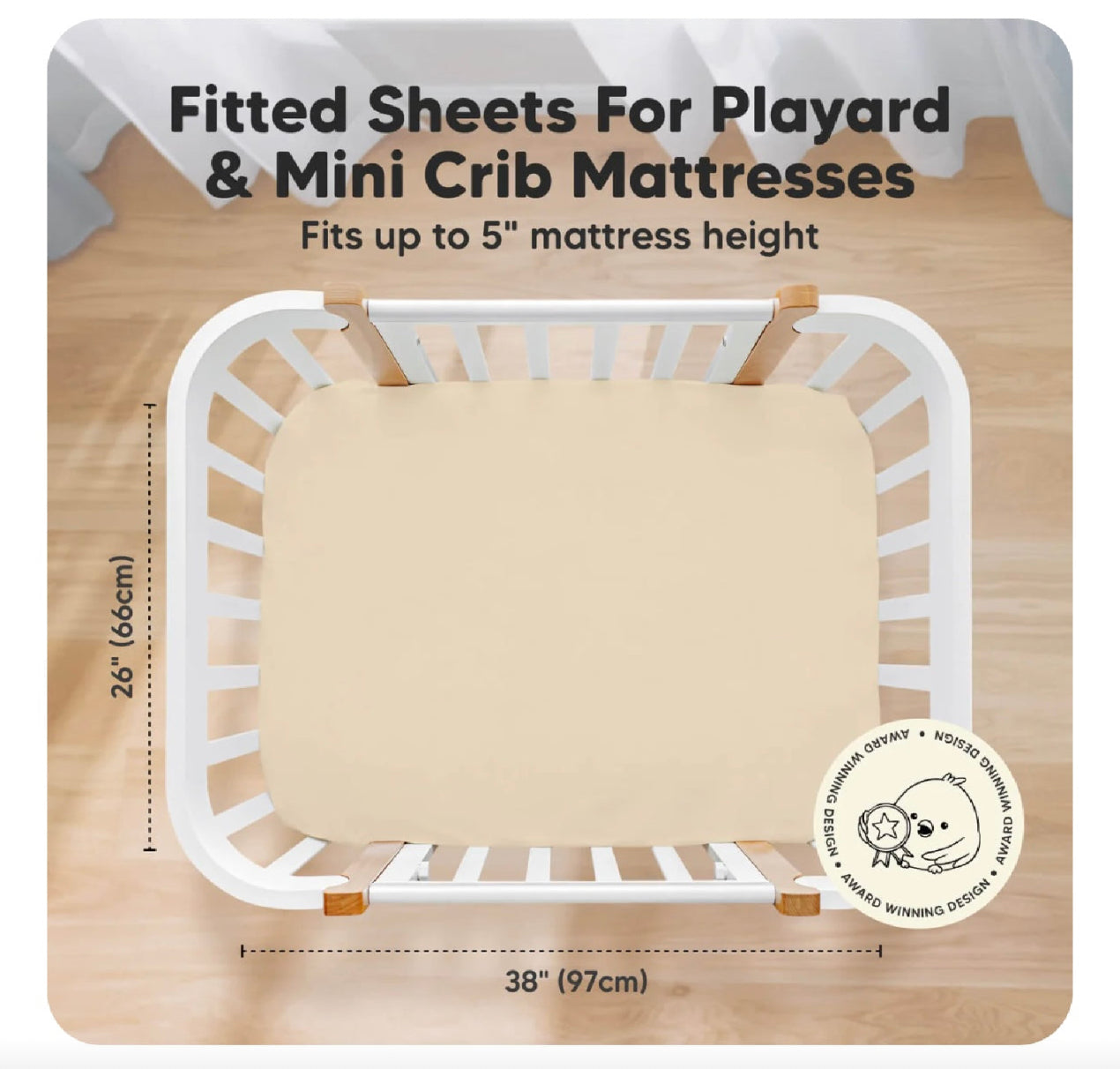 Bamboo Mini Crib Sheets