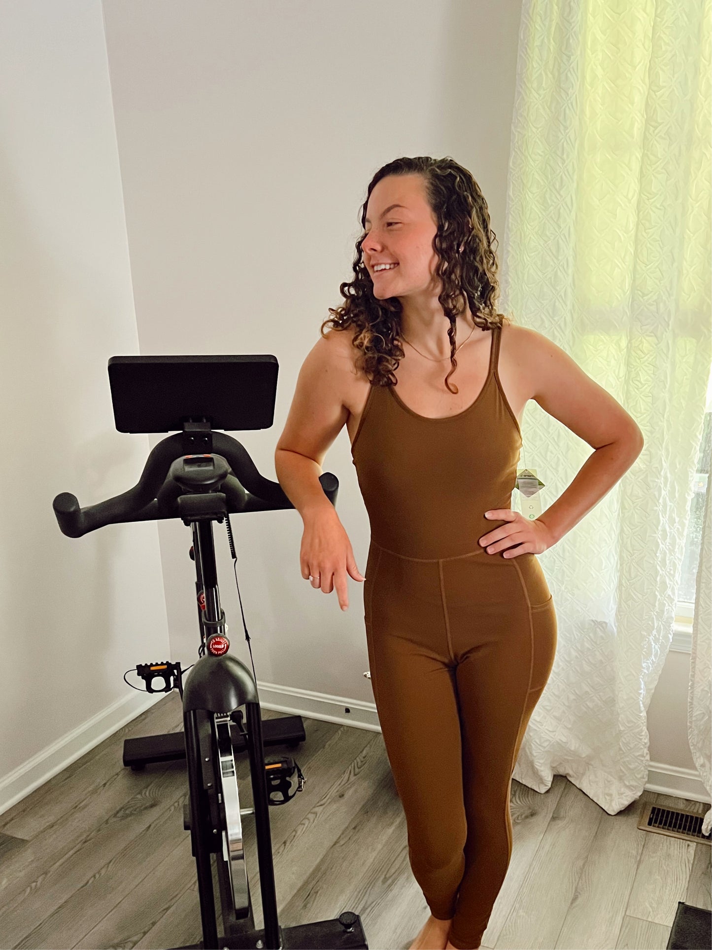 Mocha Active Jumpsuit