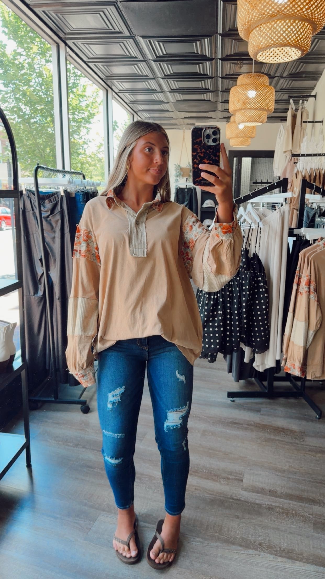 Fall Floral Top