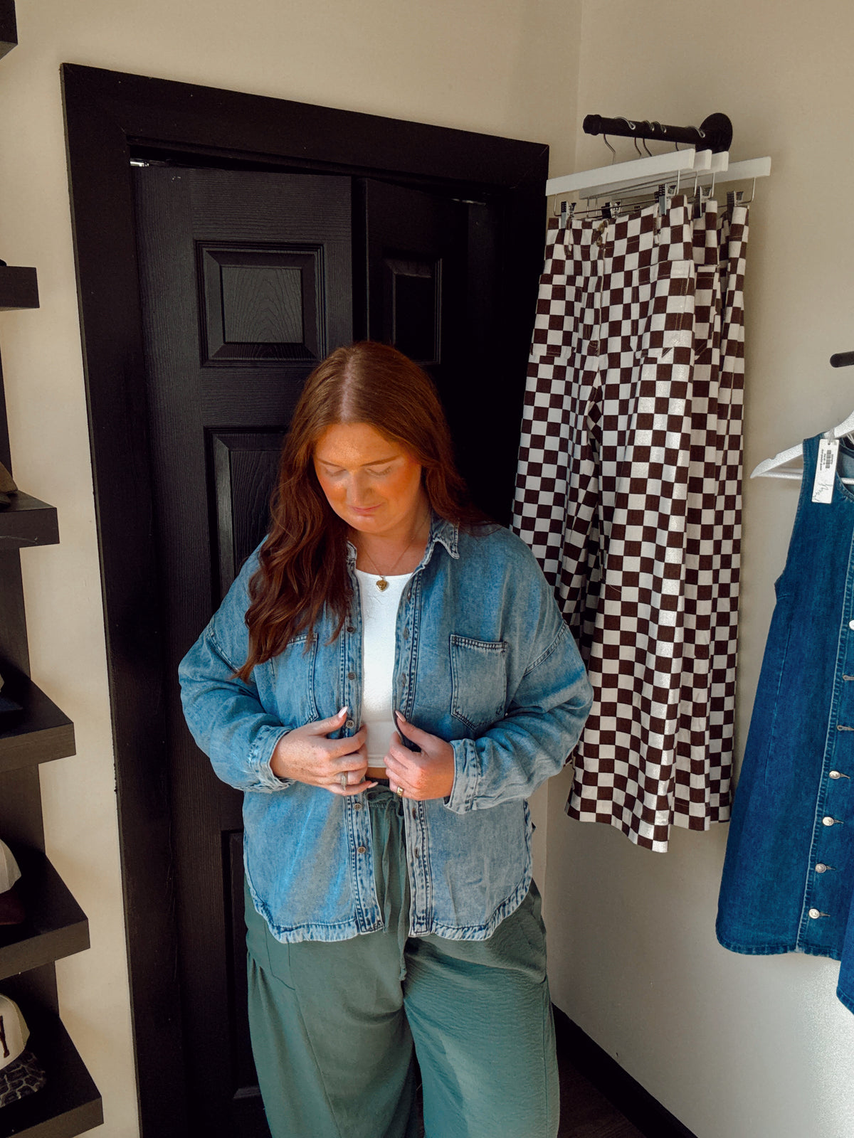 Seasons Change Denim Button Down