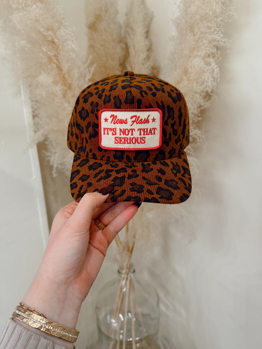 News Flash It's Not That Serious Hat