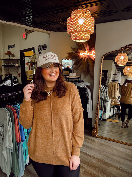 Holly Hacci Sweater CAMEL