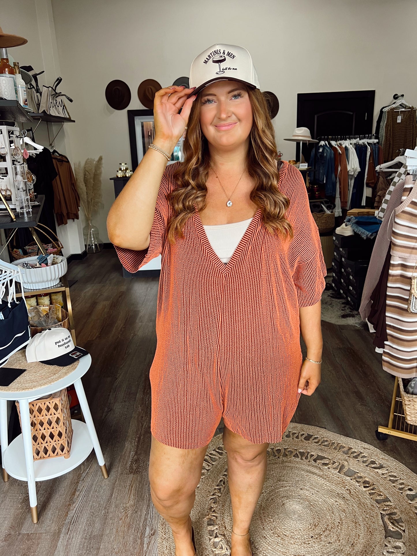 Rust Rylee Reversible Romper