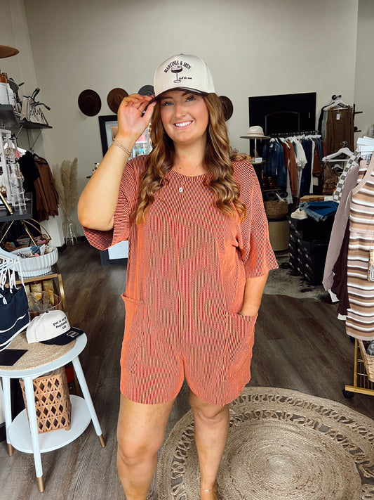 Rust Rylee Reversible Romper