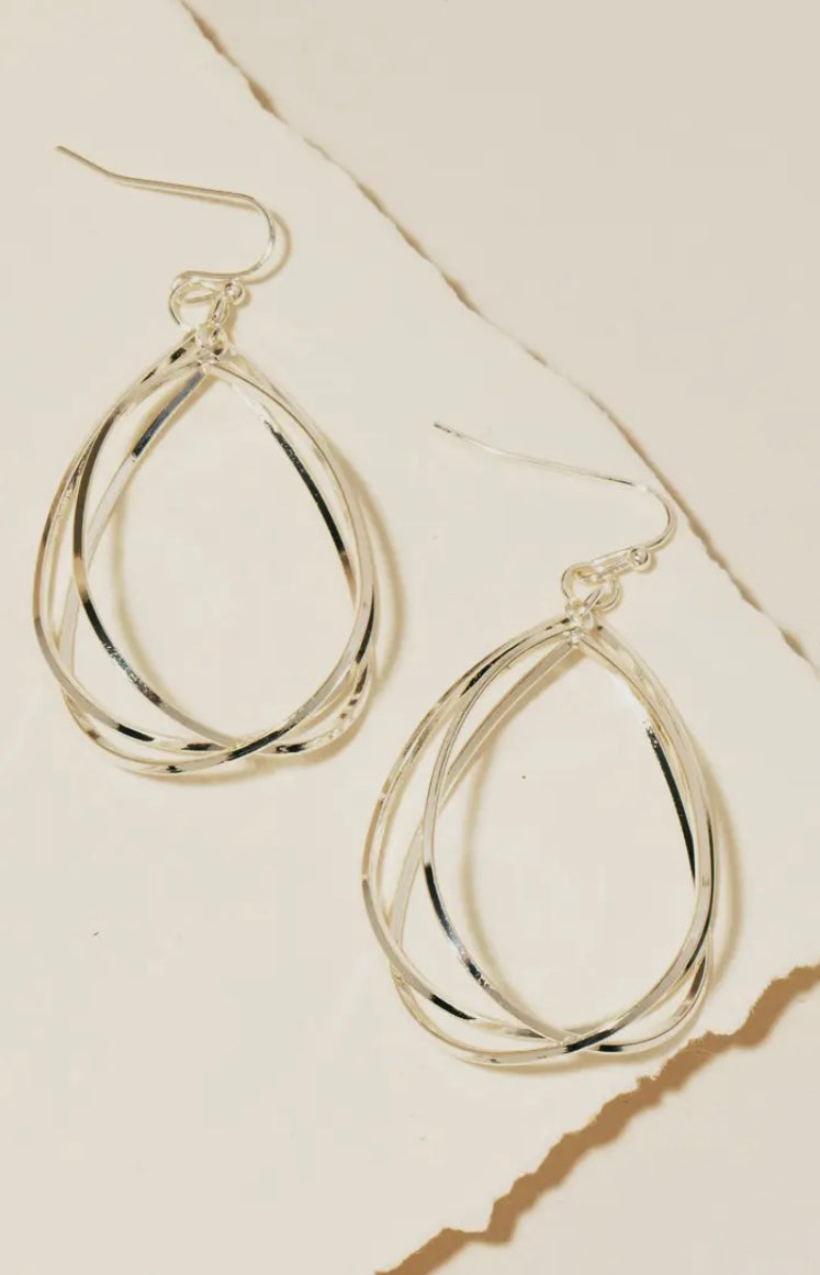 Gia Earrings Silver