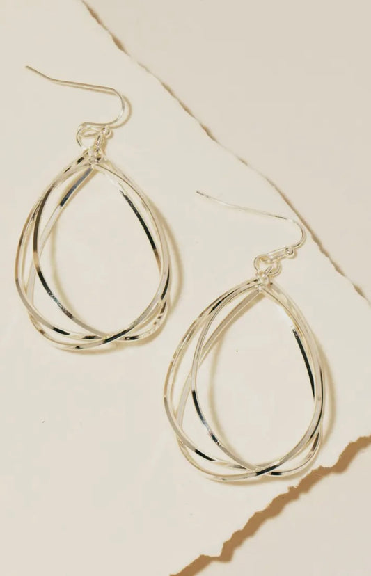 Gia Earrings Silver