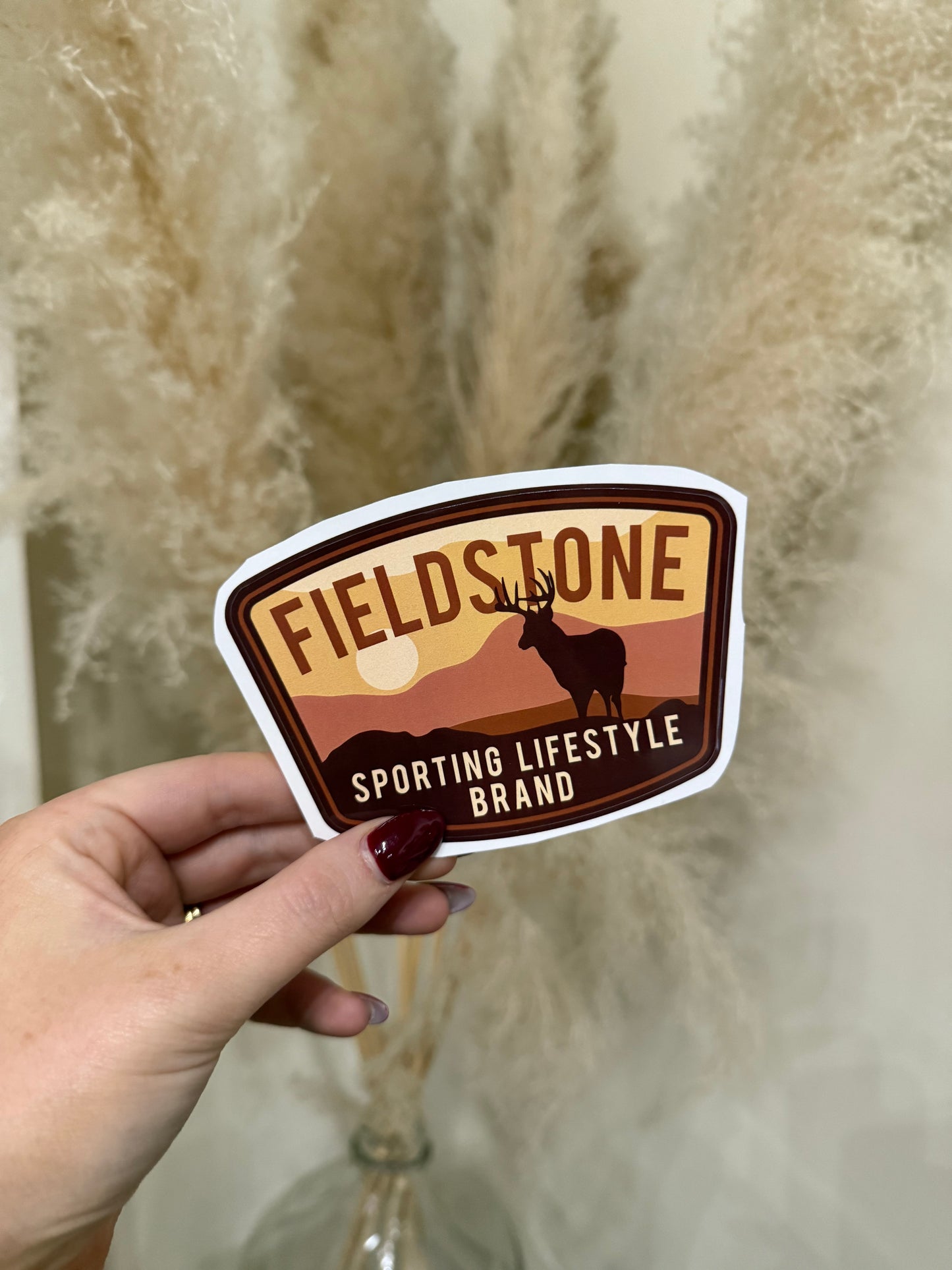 Fieldstone Deer Sticker