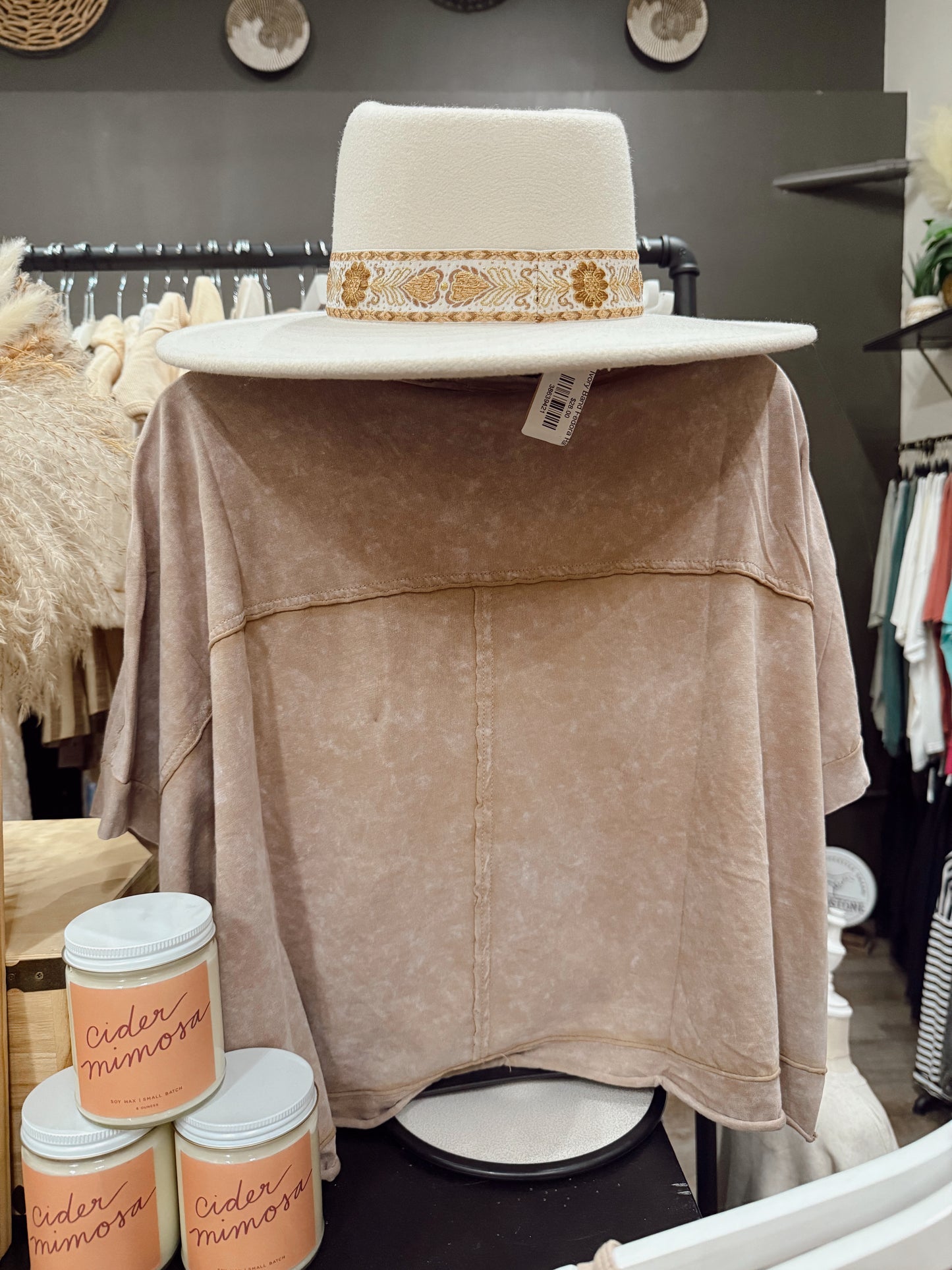 Mocha Mineral Washed Tee