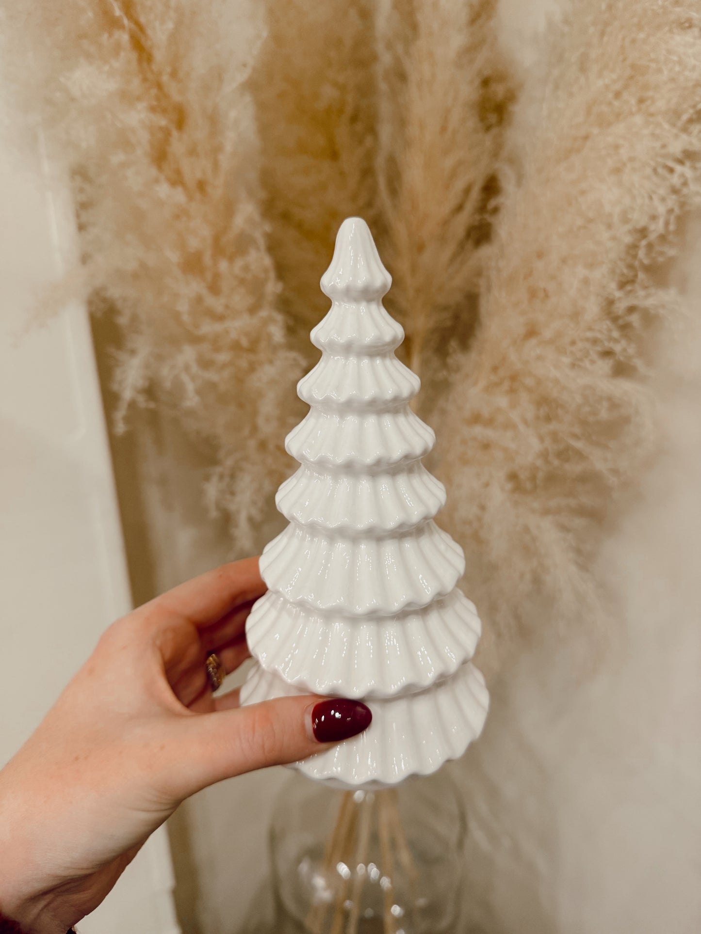 White Iridescent Christmas Tree