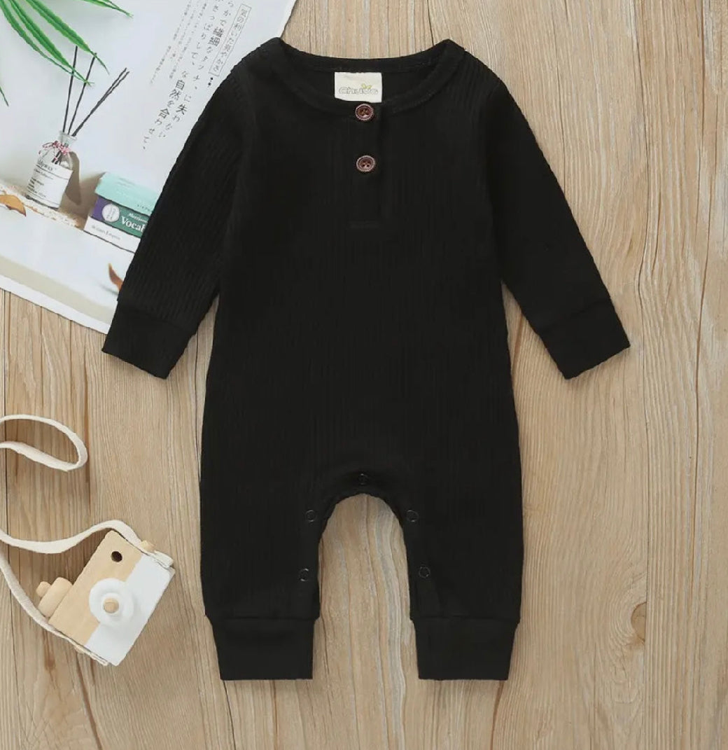 Black Cotton Jumpsuit