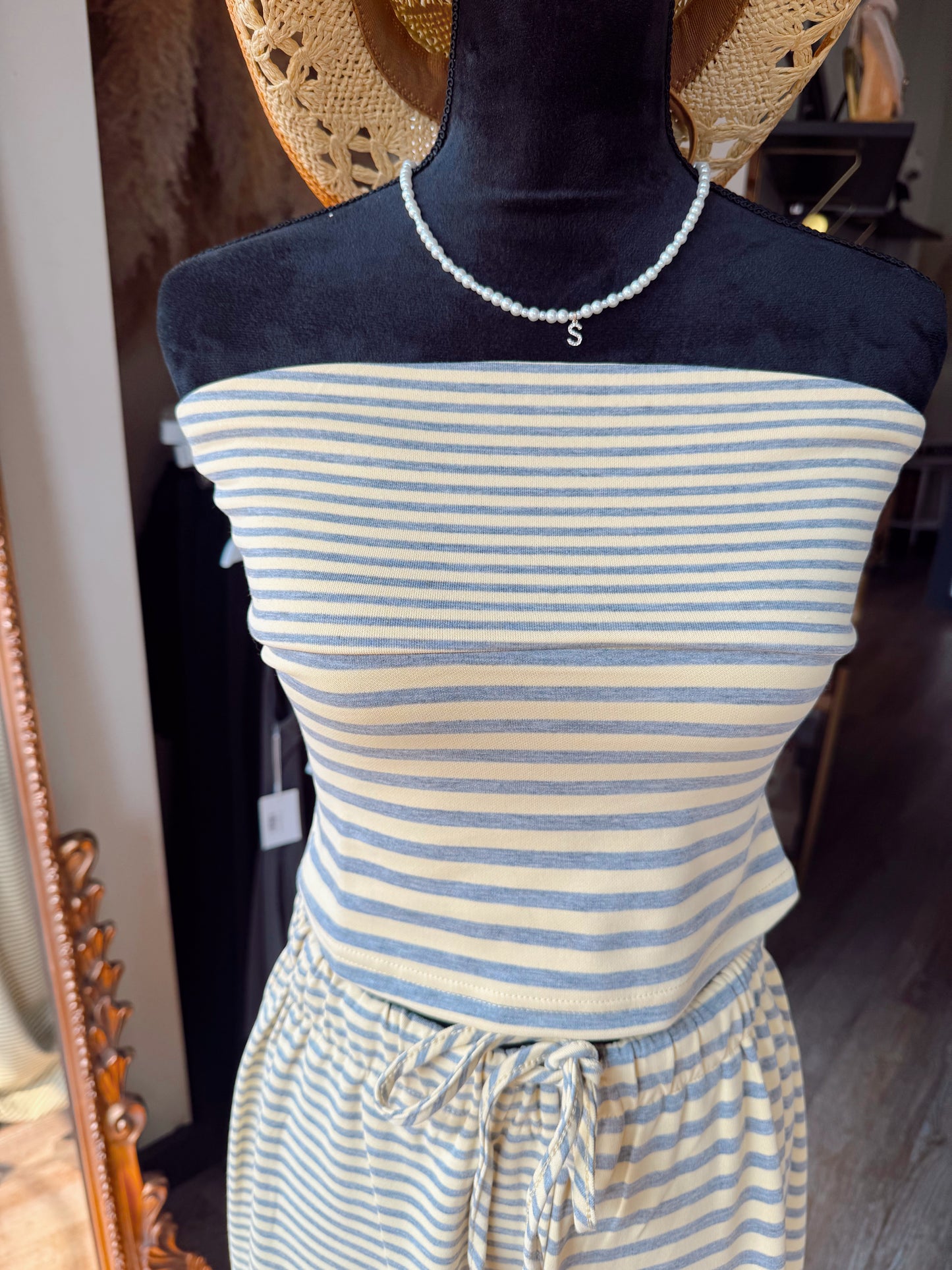 Sunshine Stripe Tube Top