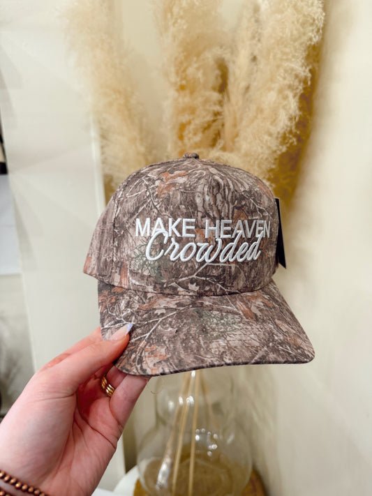 Make Heaven Crowded Camo Hat
