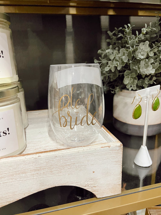 Bride Plastic Tumbler Cup