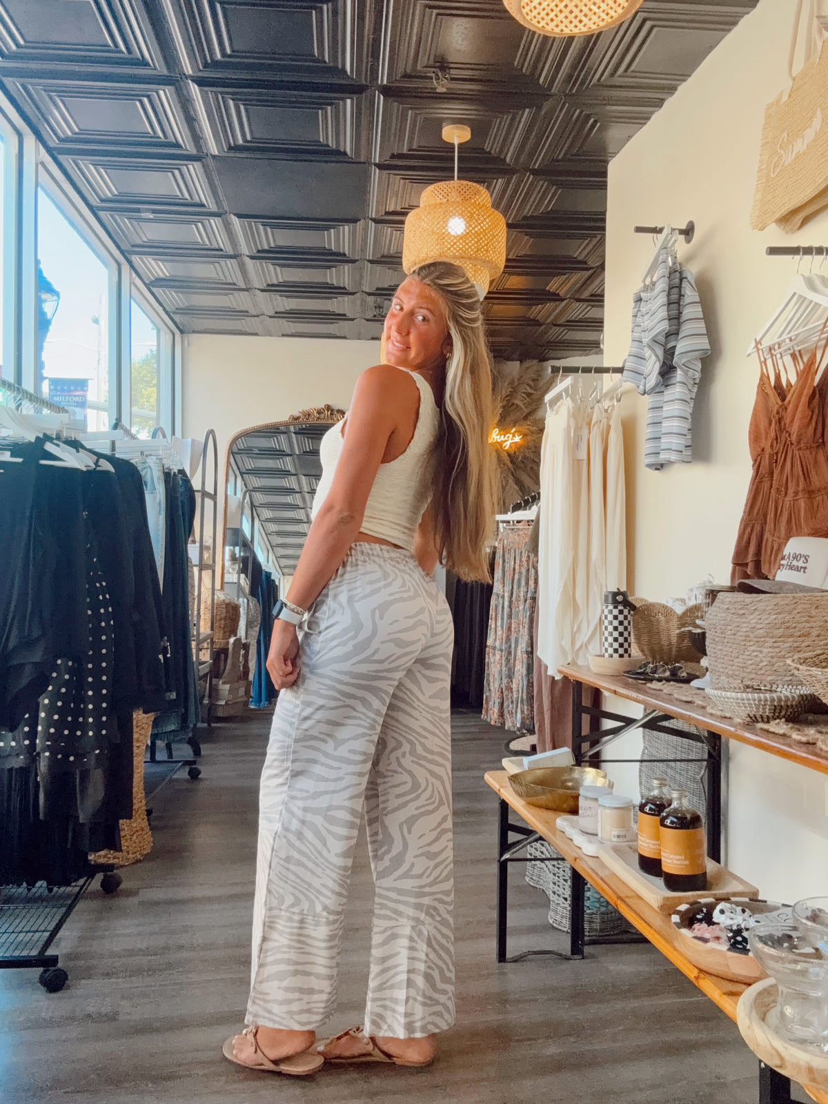 Zara Zebra Pants